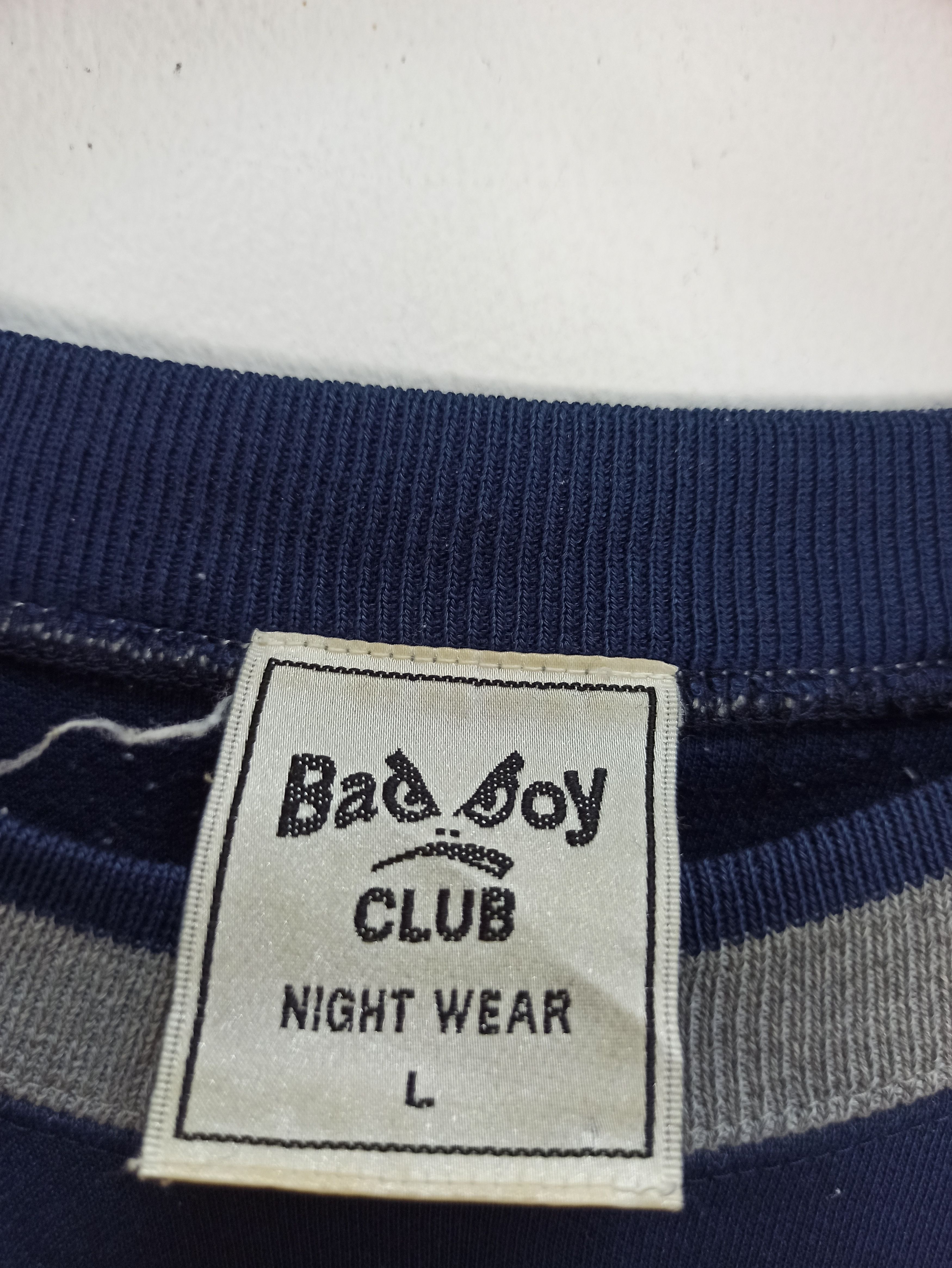 If Six Was Nine RARE BAD BOY CLUB NIGHT WEAR LONG SLEEVE Size US L / EU 52-54 / 3 - 5 Thumbnail