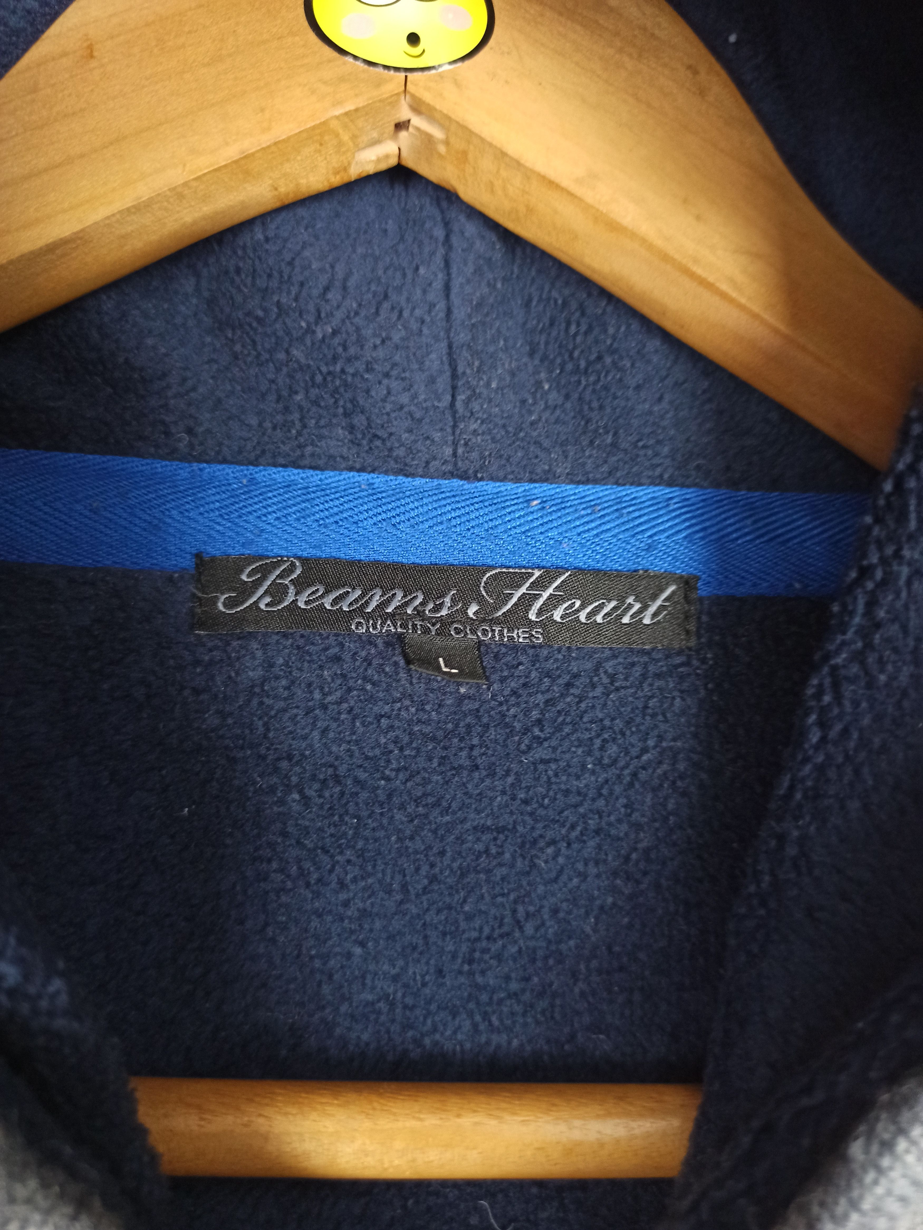 Beams Plus RARE Beams heart Wool Hoodie Sweater Size US L / EU 52-54 / 3 - 8 Thumbnail