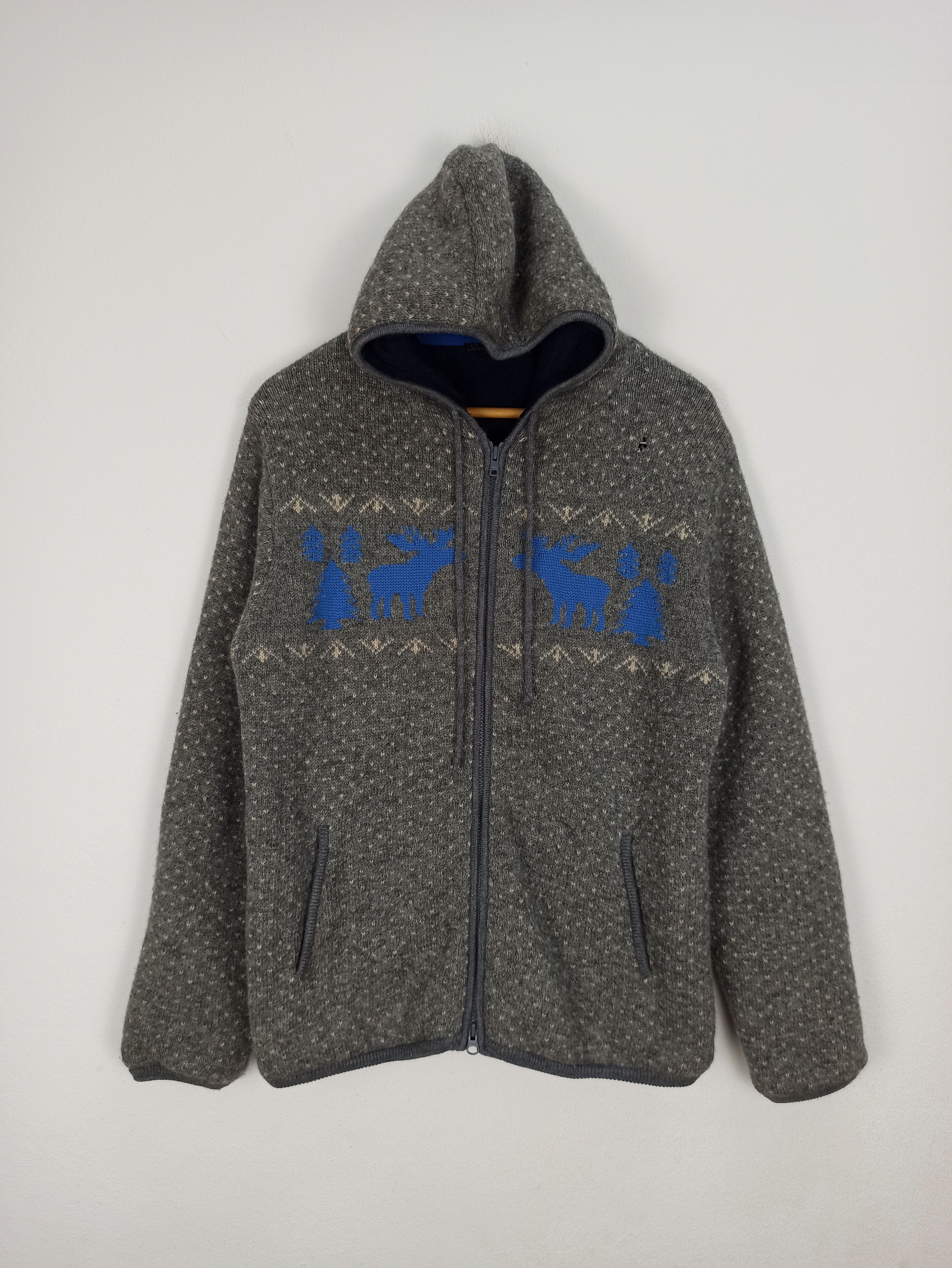 Beams Plus RARE Beams heart Wool Hoodie Sweater Size US L / EU 52-54 / 3 - 1 Thumbnail