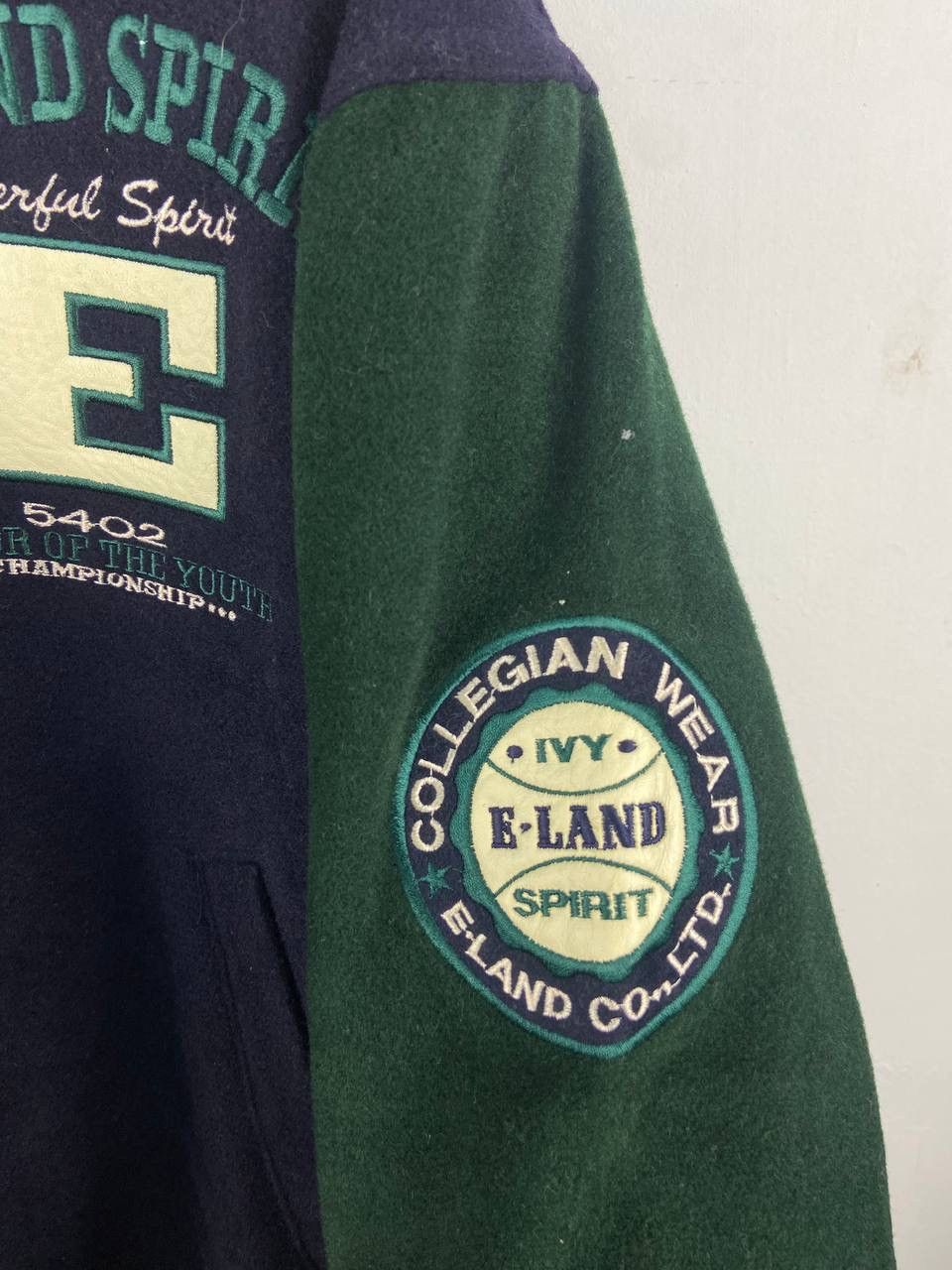 Vintage Vintage 90s E Land College Varsity Jacket Size US M / EU 48-50 / 2 - 8 Thumbnail
