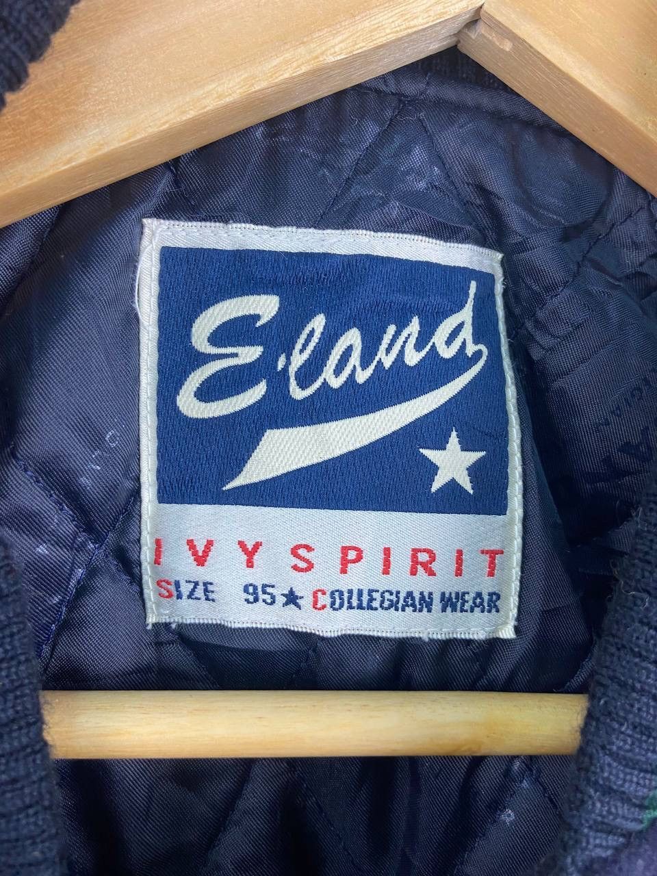 Vintage Vintage 90s E Land College Varsity Jacket Size US M / EU 48-50 / 2 - 4 Thumbnail
