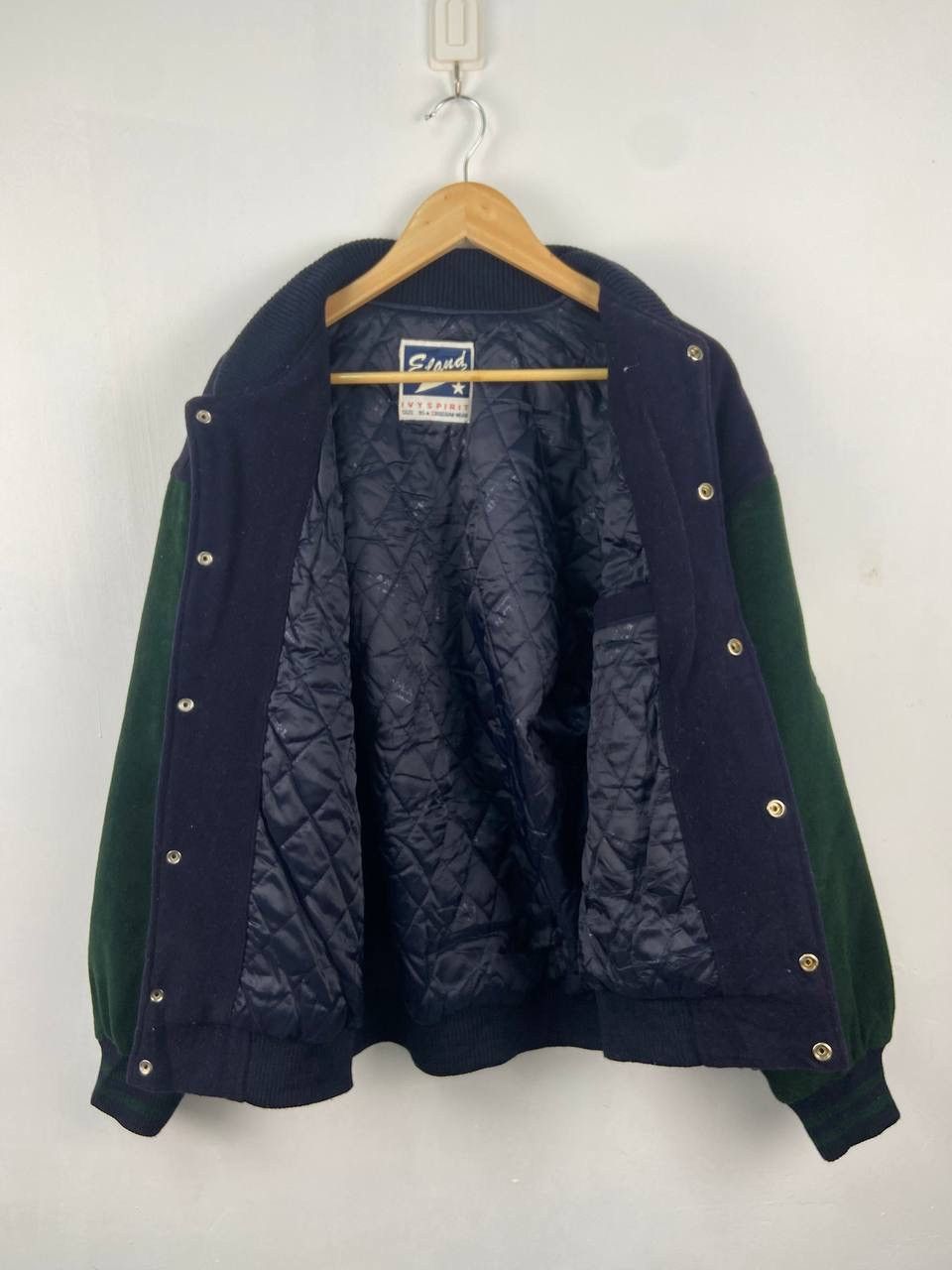 Vintage Vintage 90s E Land College Varsity Jacket Size US M / EU 48-50 / 2 - 3 Thumbnail
