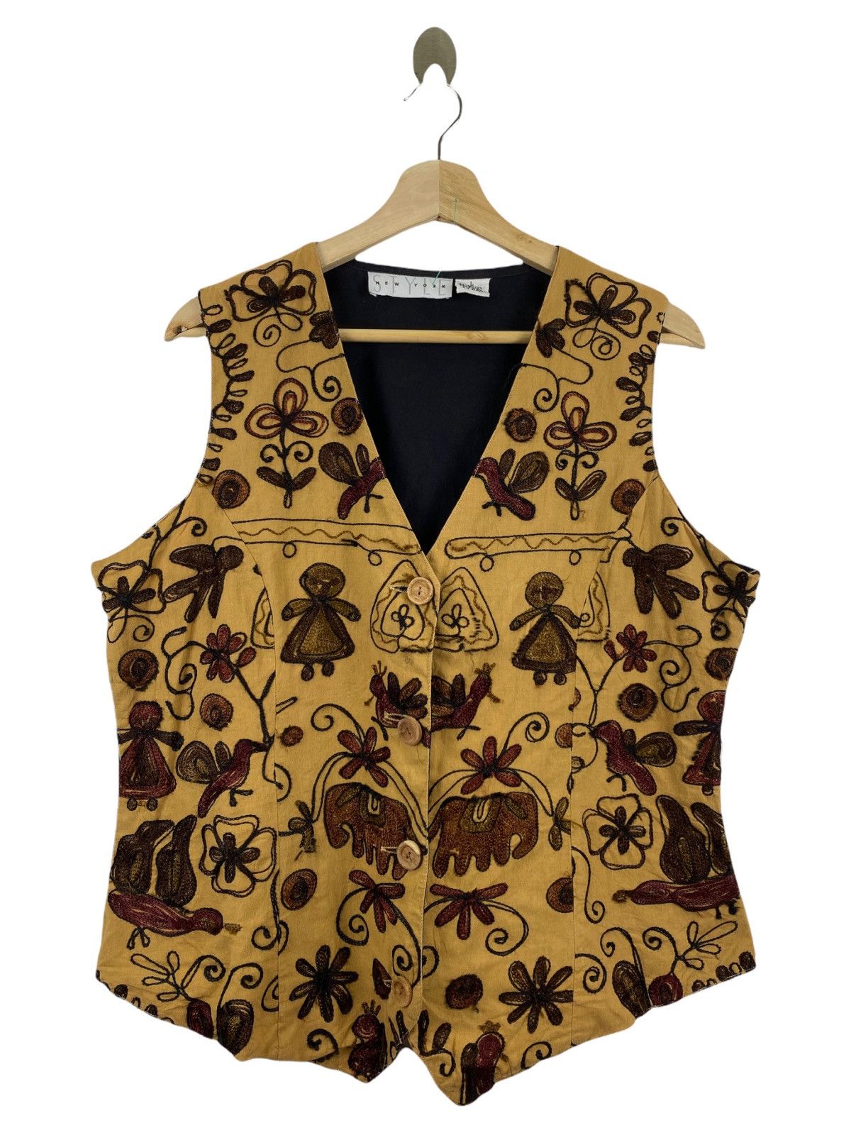 Other New York Style embroidery vest nice design Size US L / EU 52-54 / 3 - 2 Thumbnail