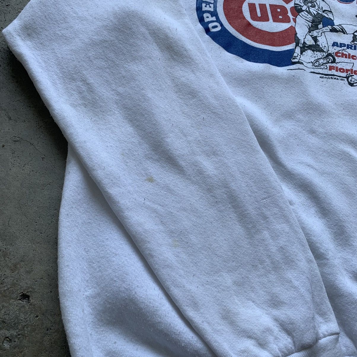 Fruit Of The Loom Chicago cubs vs florida marlins sweatshirt vintage MLB 90s Size US XL / EU 56 / 4 - 17 Thumbnail