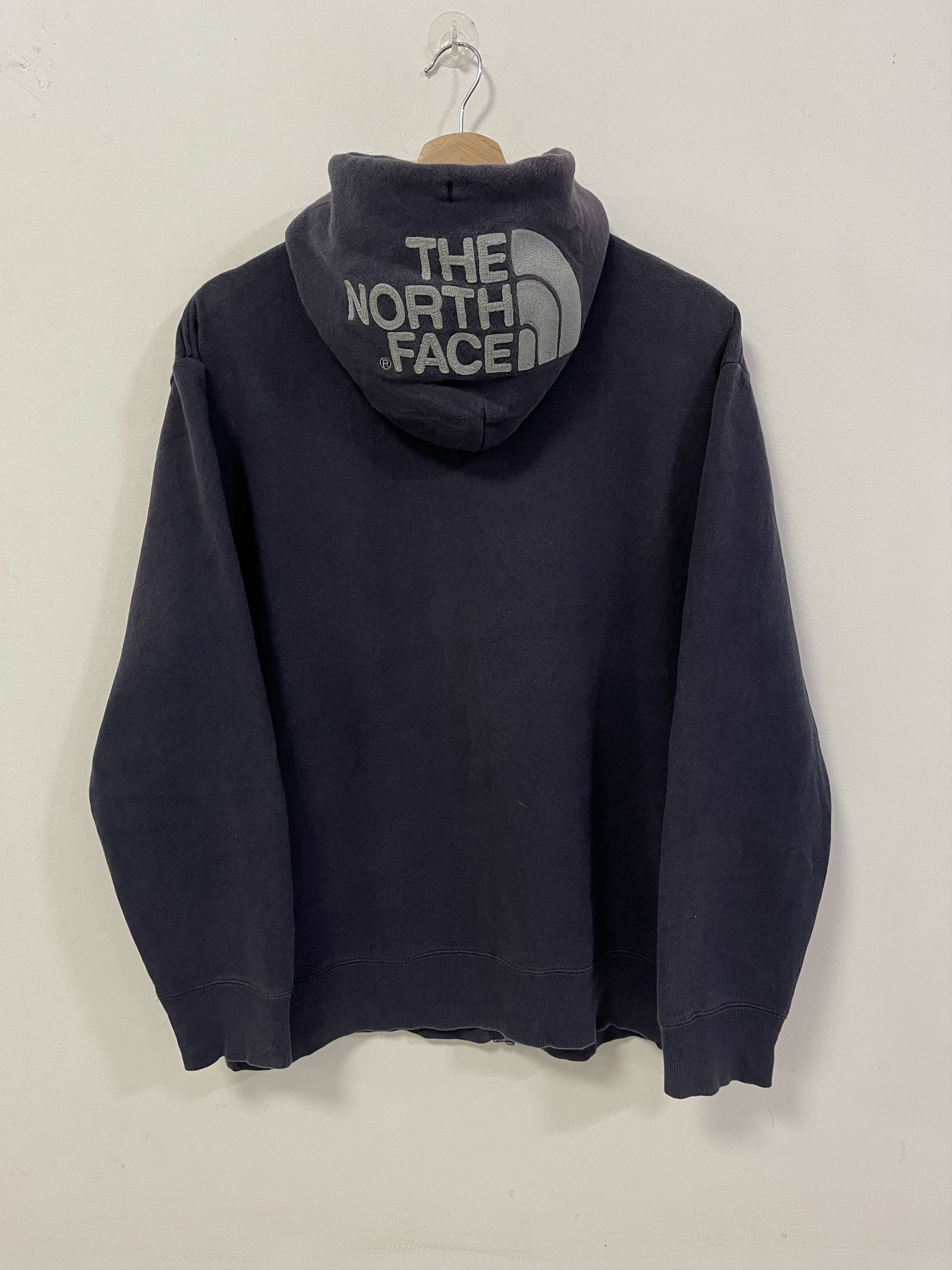 The North Face Vintage The North Face Embroidery Spellout Zip Up Hoodie Size L / US 10 / IT 46 - 9 Thumbnail