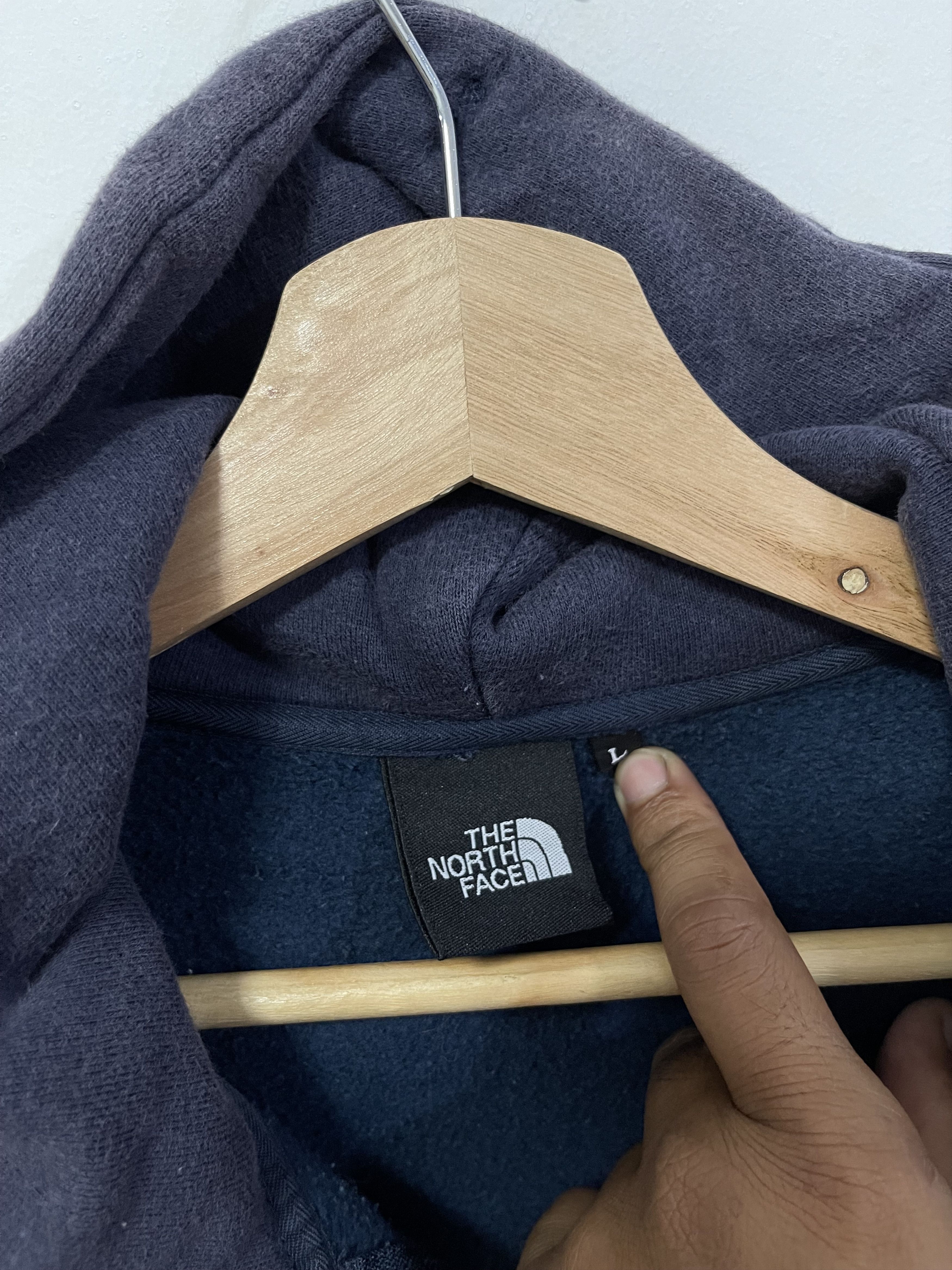 The North Face Vintage The North Face Embroidery Spellout Zip Up Hoodie Size L / US 10 / IT 46 - 10 Thumbnail