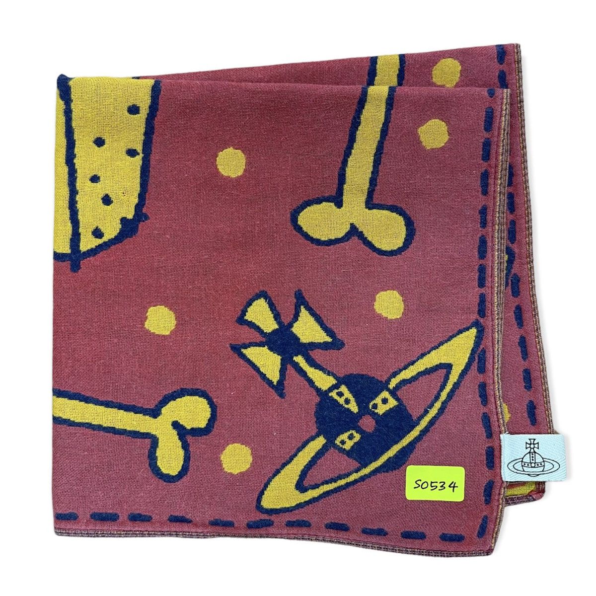 Vivienne Westwood Vivienne Westwood Multicolor Cotton Handkerchief Size ONE SIZE - 2 Thumbnail