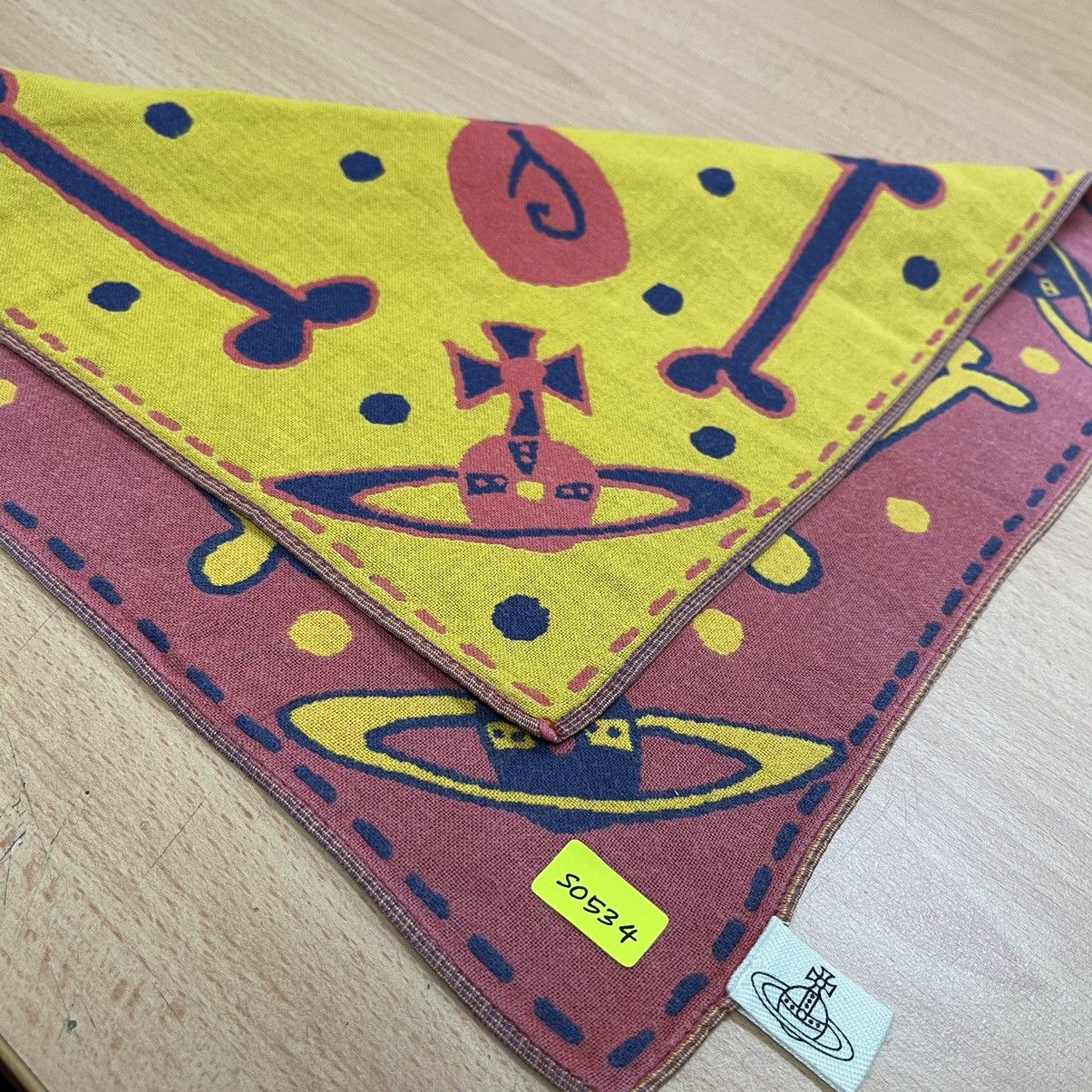 Vivienne Westwood Vivienne Westwood Multicolor Cotton Handkerchief Size ONE SIZE - 5 Thumbnail