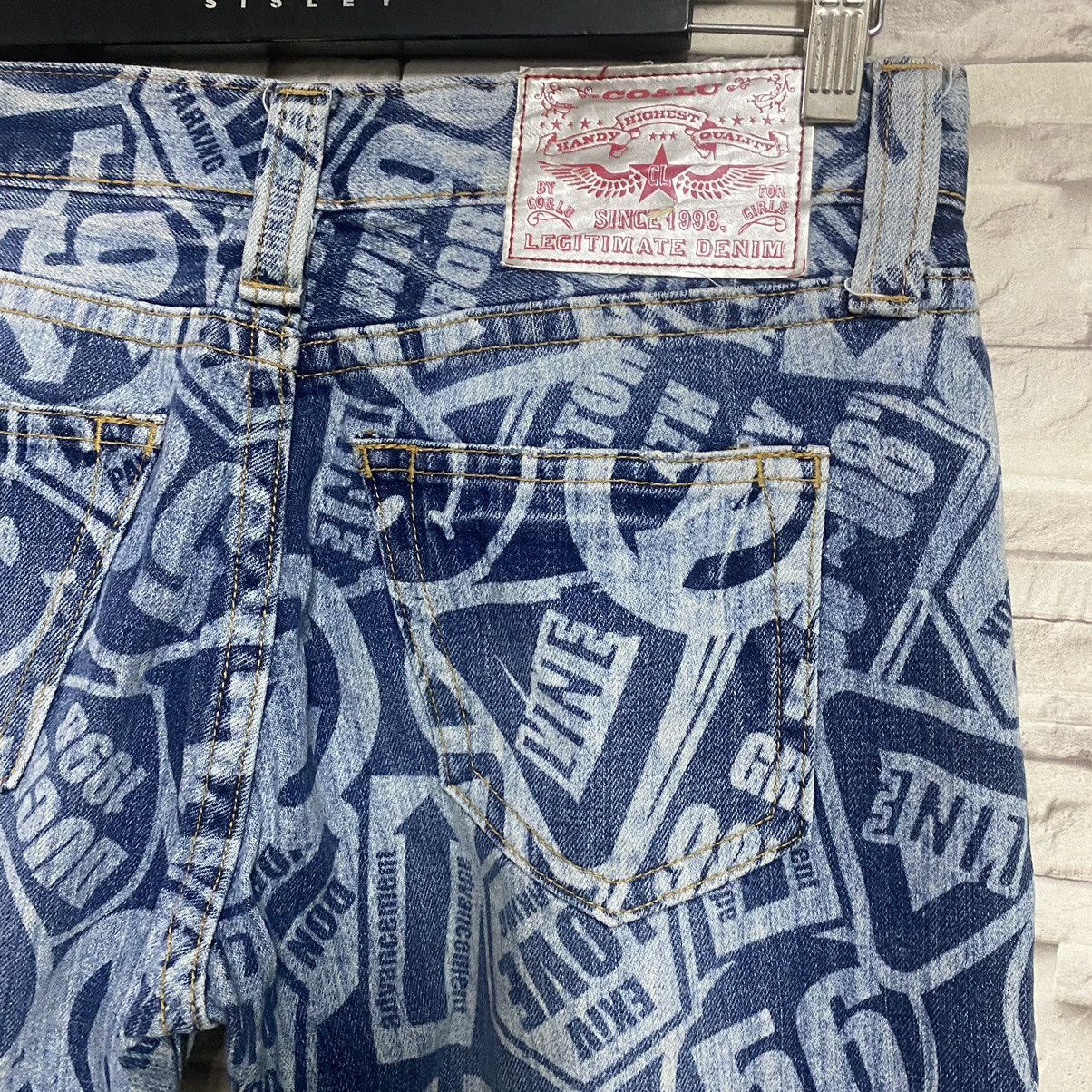 Hysteric Glamour Japanese Brand Co&lu Smiley Full Print Denim Jeans Size US 30 / EU 46 - 14 Thumbnail