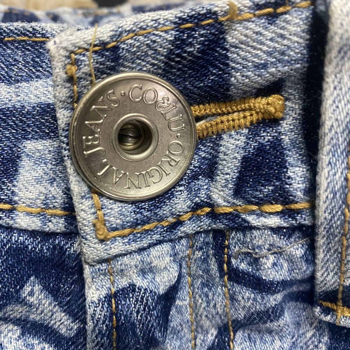 Hysteric Glamour Japanese Brand Co&lu Smiley Full Print Denim Jeans Size US 30 / EU 46 - 19 Thumbnail