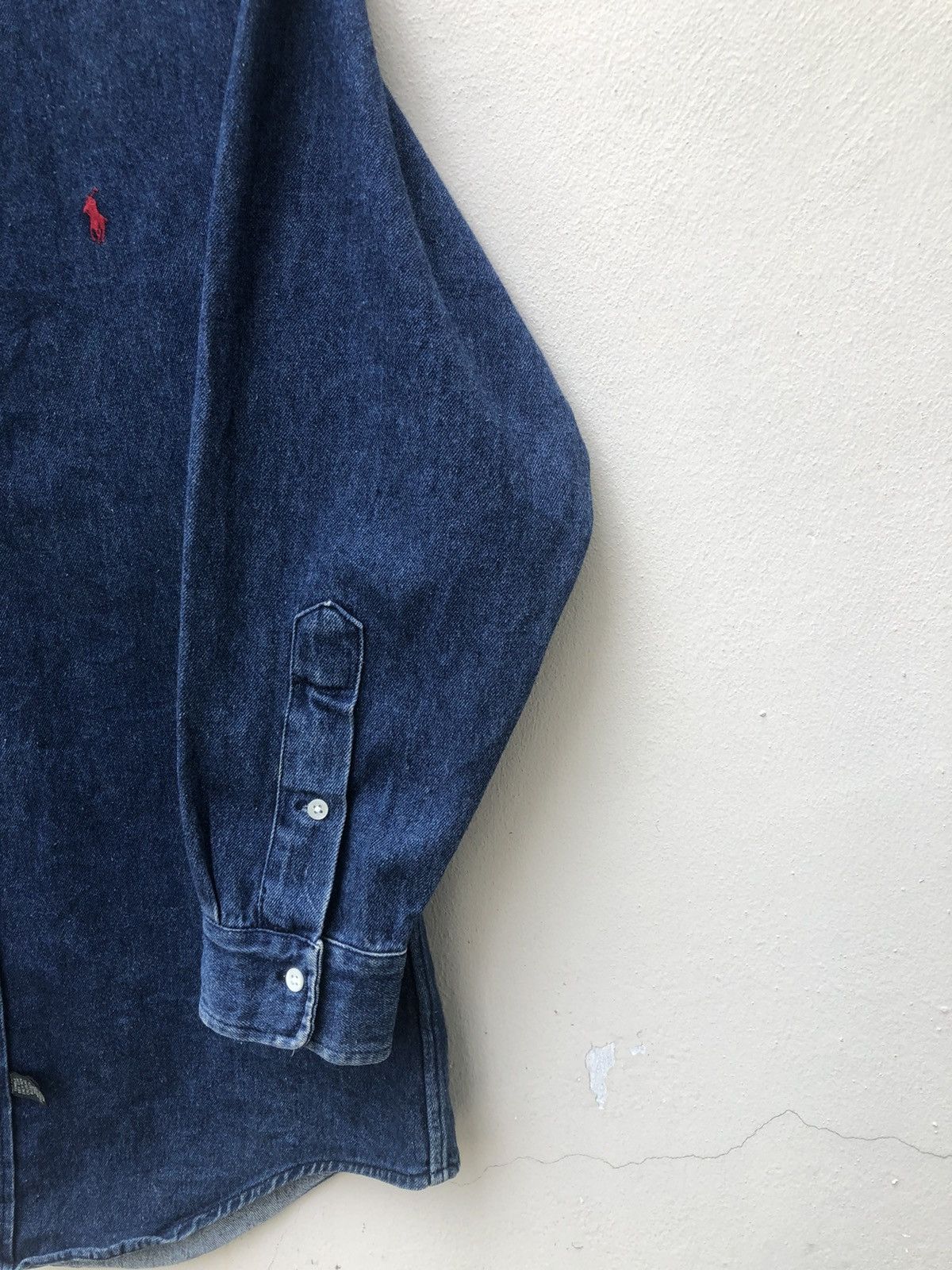Polo Ralph Lauren 90s Polo Country Ralph Lauren Small Pony Denim Shirt Size US M / EU 48-50 / 2 - 11 Thumbnail