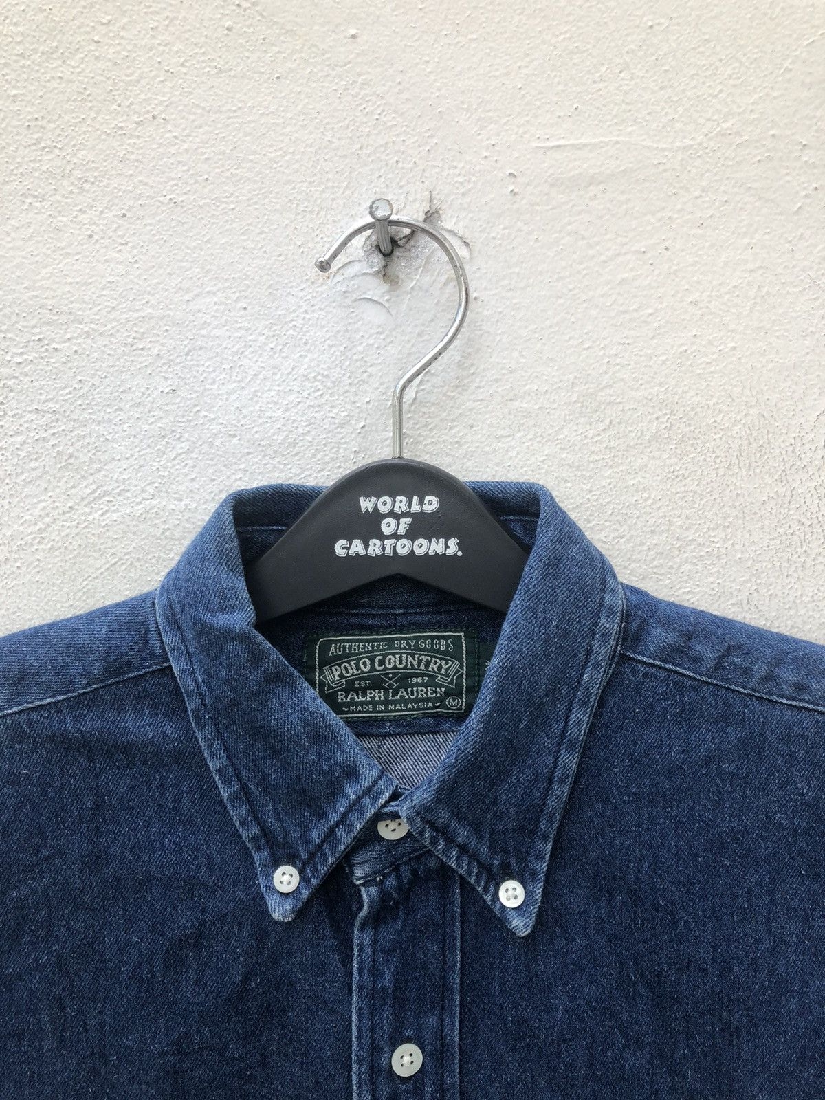 Polo Ralph Lauren 90s Polo Country Ralph Lauren Small Pony Denim Shirt Size US M / EU 48-50 / 2 - 9 Thumbnail