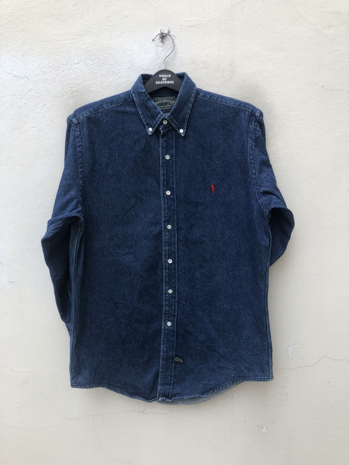Polo Ralph Lauren 90s Polo Country Ralph Lauren Small Pony Denim Shirt Size US M / EU 48-50 / 2 - 8 Thumbnail