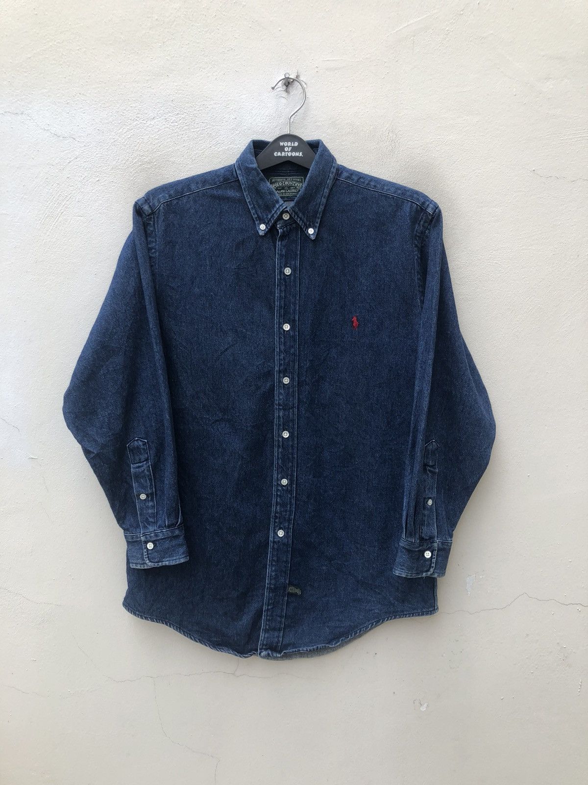 Polo Ralph Lauren 90s Polo Country Ralph Lauren Small Pony Denim Shirt Size US M / EU 48-50 / 2 - 6 Thumbnail