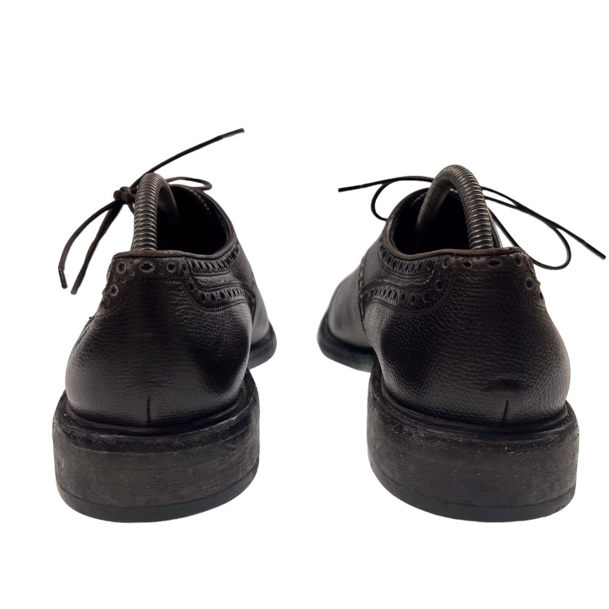 Burberry Burberry Rayford Asymmetrical Brown Leather Brogues Size US 10.5 / EU 43-44 - 4 Thumbnail