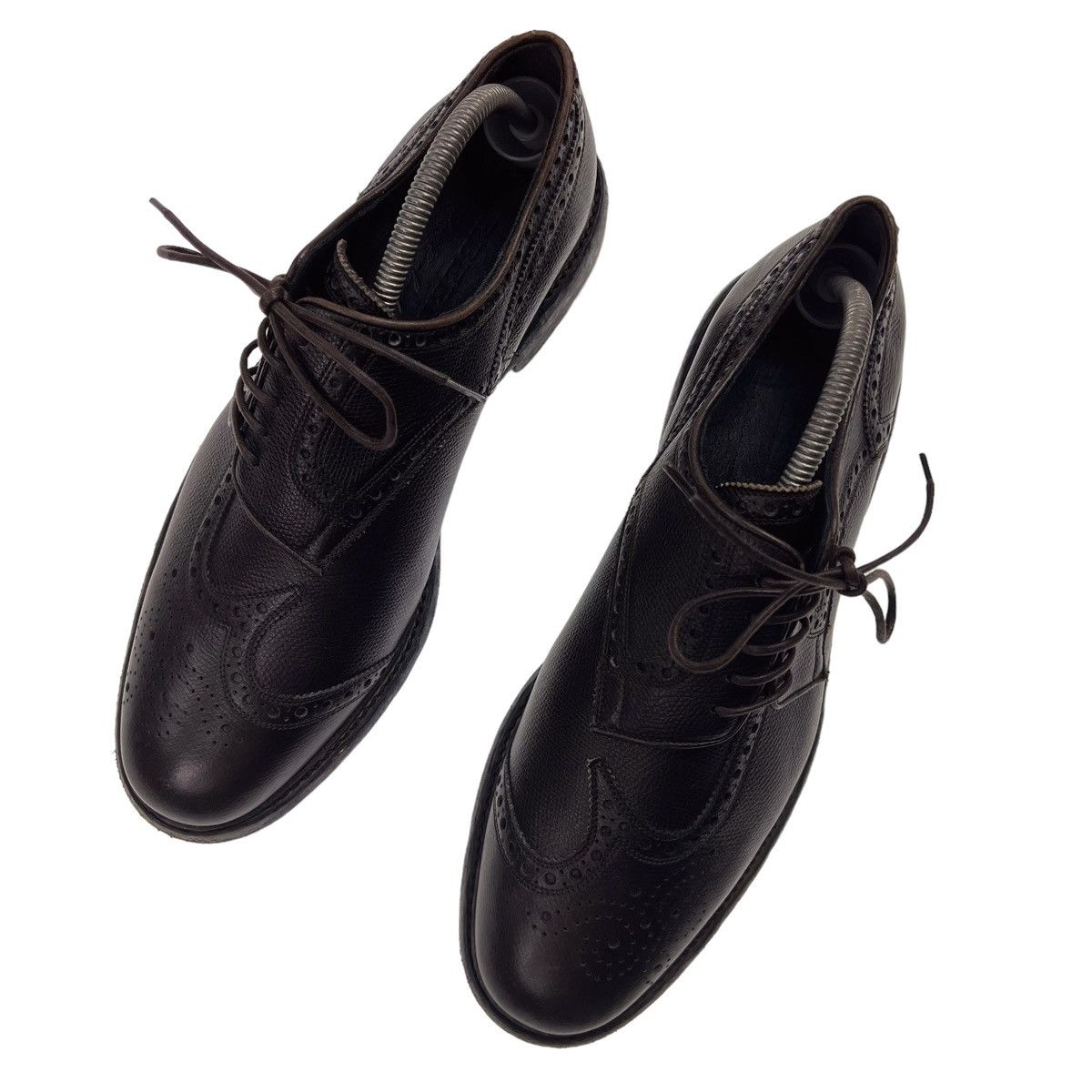 Burberry Burberry Rayford Asymmetrical Brown Leather Brogues Size US 10.5 / EU 43-44 - 3 Thumbnail