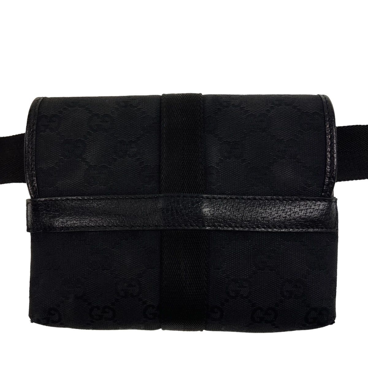 Gucci Gucci Black Monogram Waist Bag Size ONE SIZE - 3 Thumbnail