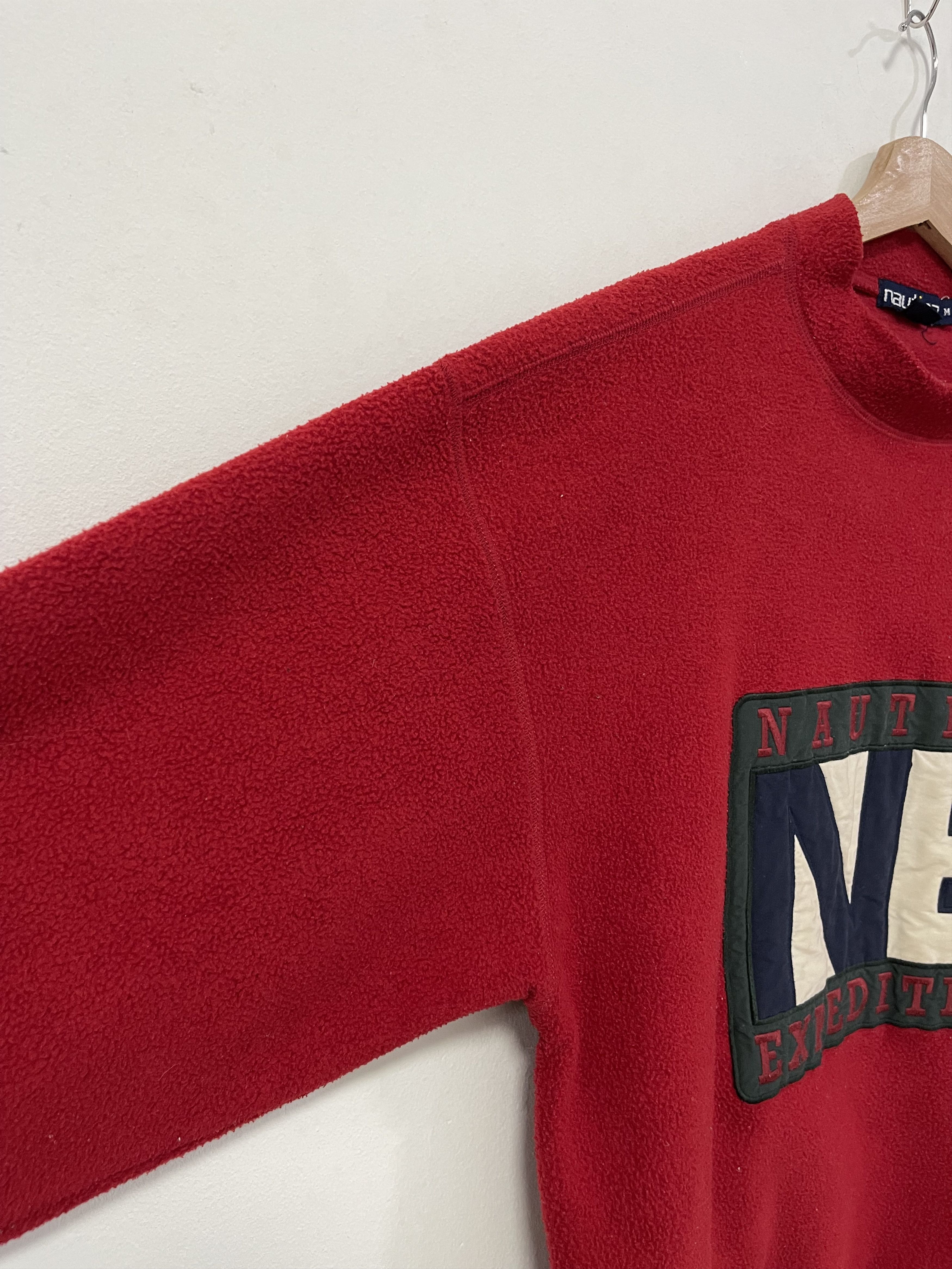 Nautica Vintage Fleece Nautica Expedition Embroidery Sweatshirt Size US M / EU 48-50 / 2 - 5 Thumbnail