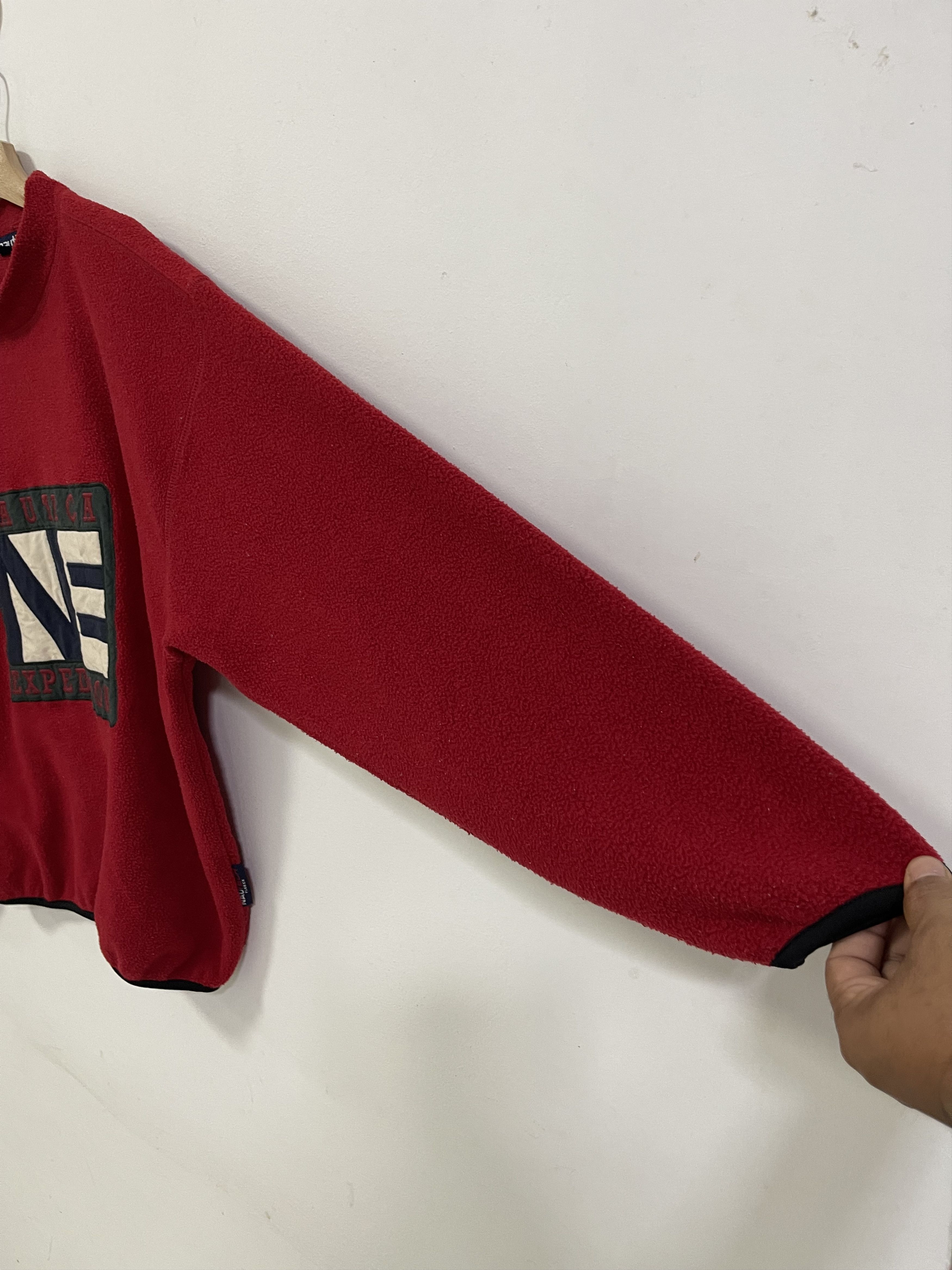 Nautica Vintage Fleece Nautica Expedition Embroidery Sweatshirt Size US M / EU 48-50 / 2 - 2 Thumbnail