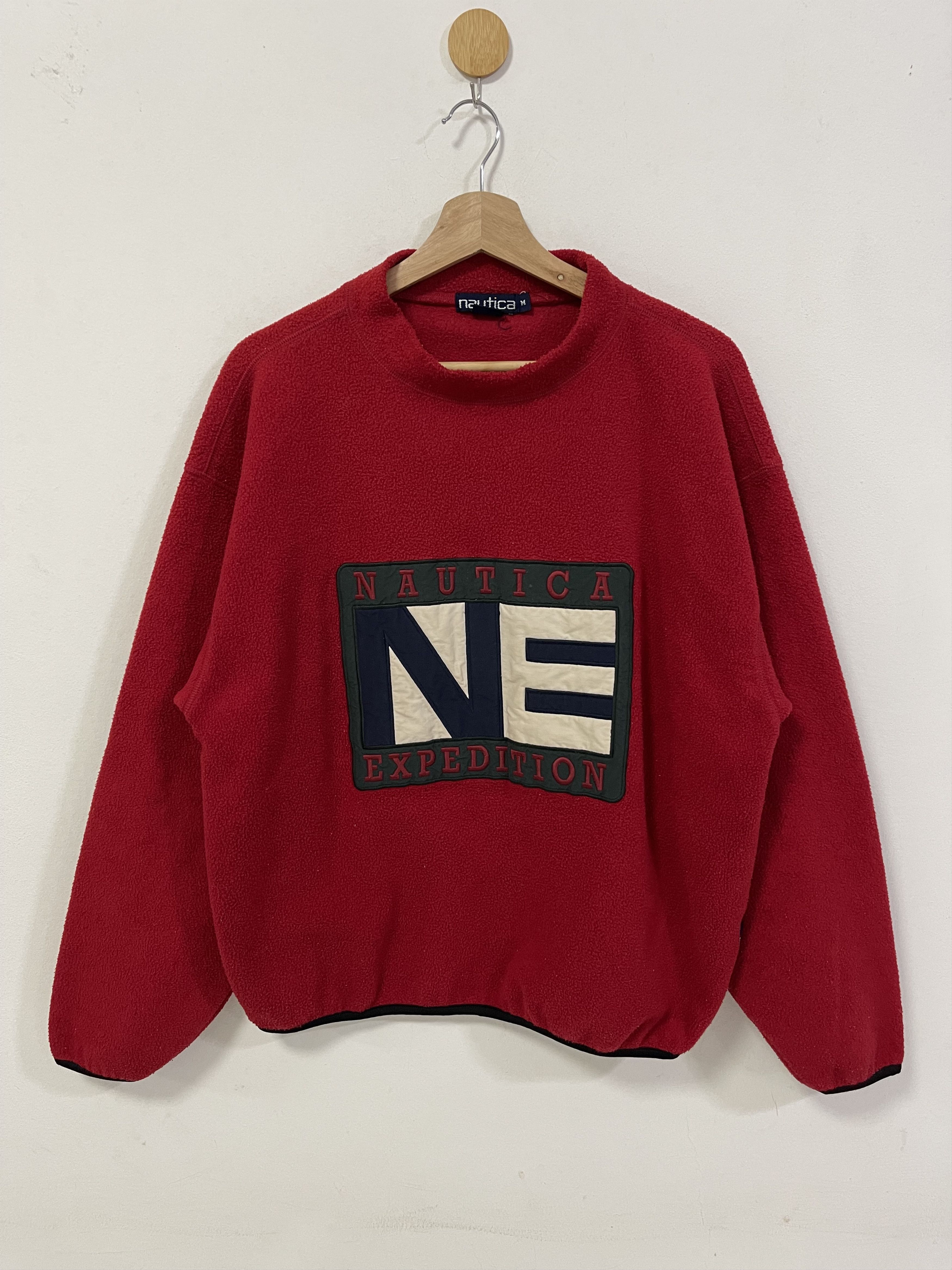 Nautica Vintage Fleece Nautica Expedition Embroidery Sweatshirt Size US M / EU 48-50 / 2 - 1 Thumbnail
