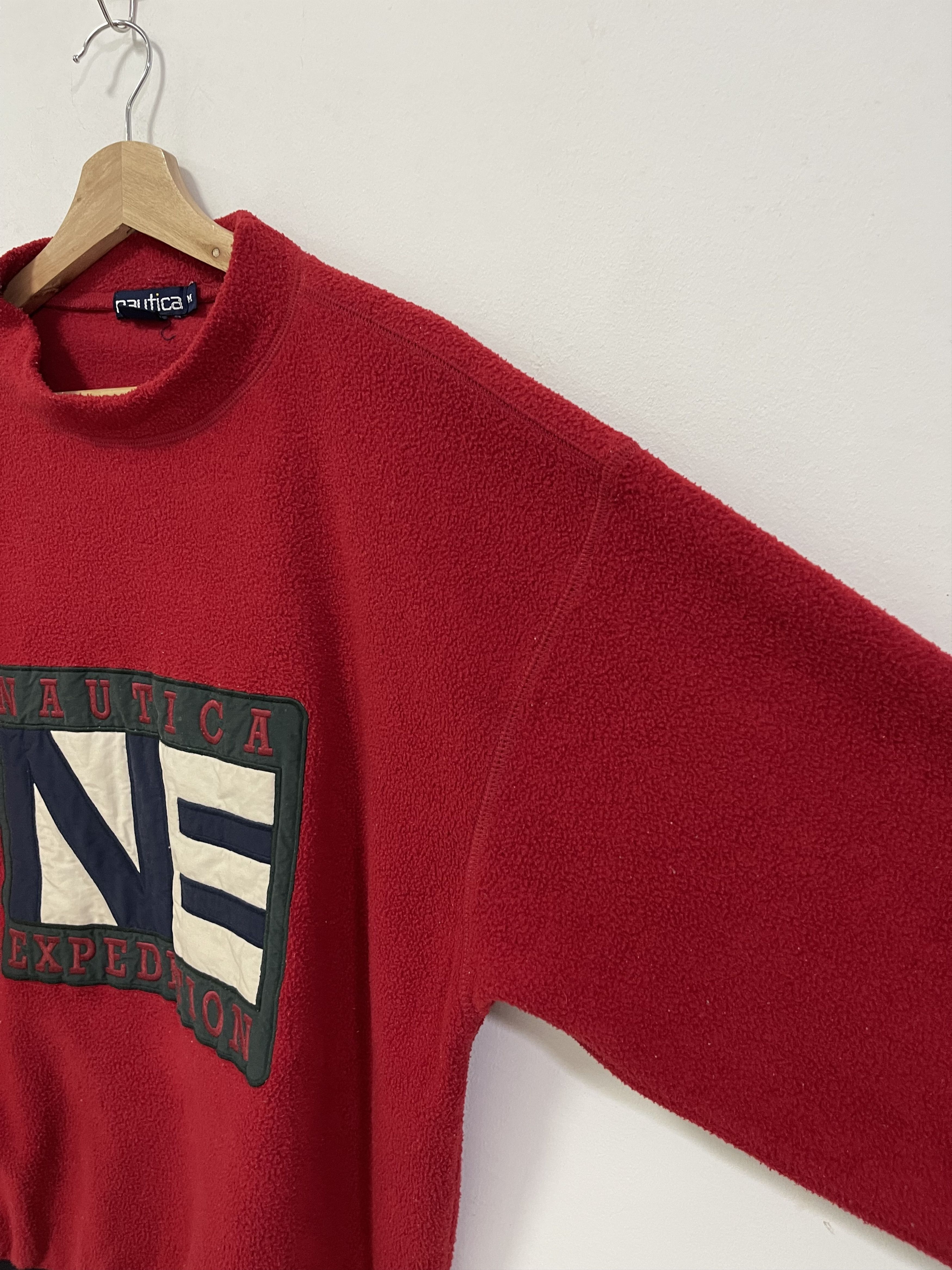Nautica Vintage Fleece Nautica Expedition Embroidery Sweatshirt Size US M / EU 48-50 / 2 - 3 Thumbnail
