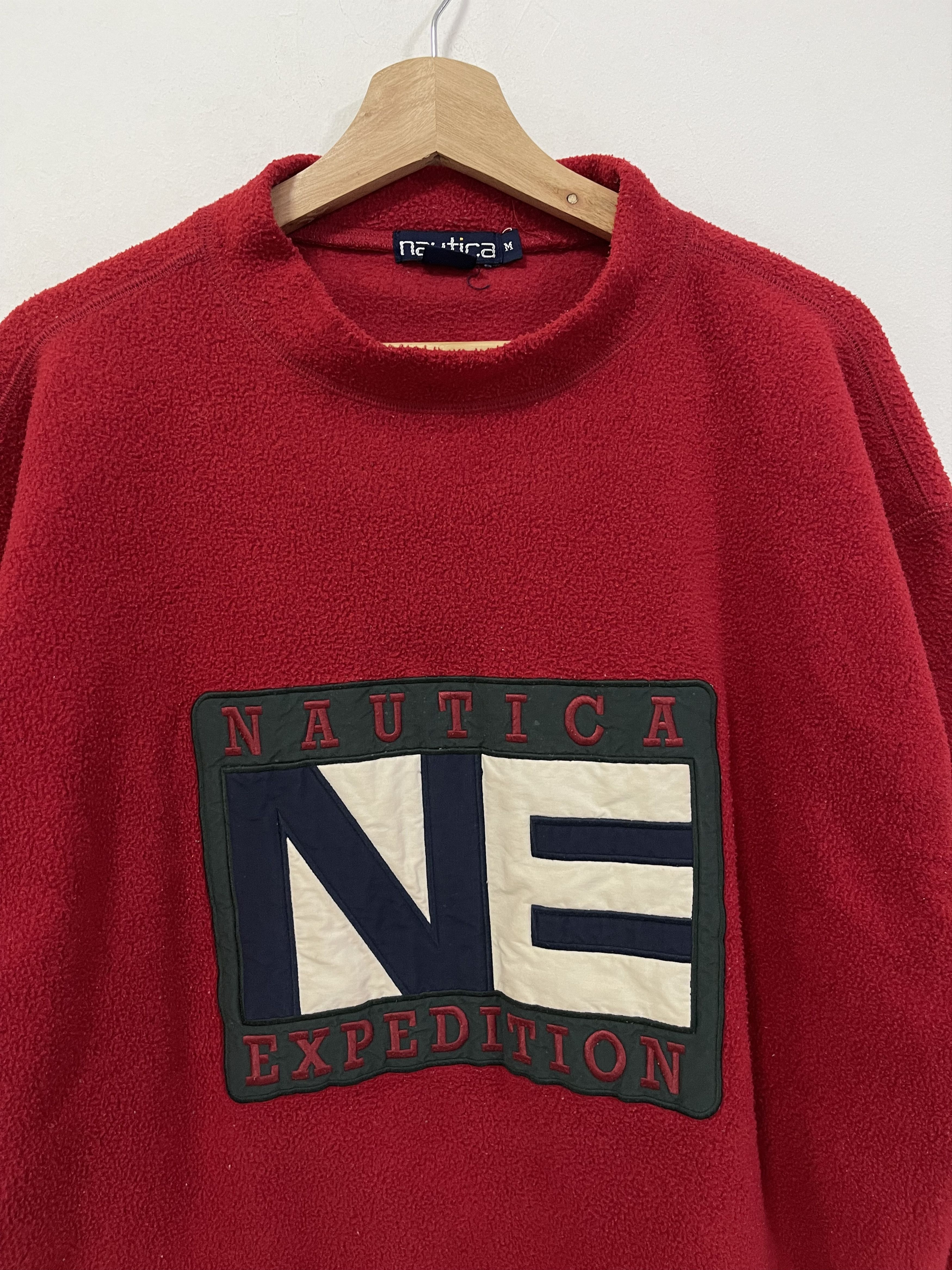 Nautica Vintage Fleece Nautica Expedition Embroidery Sweatshirt Size US M / EU 48-50 / 2 - 6 Thumbnail