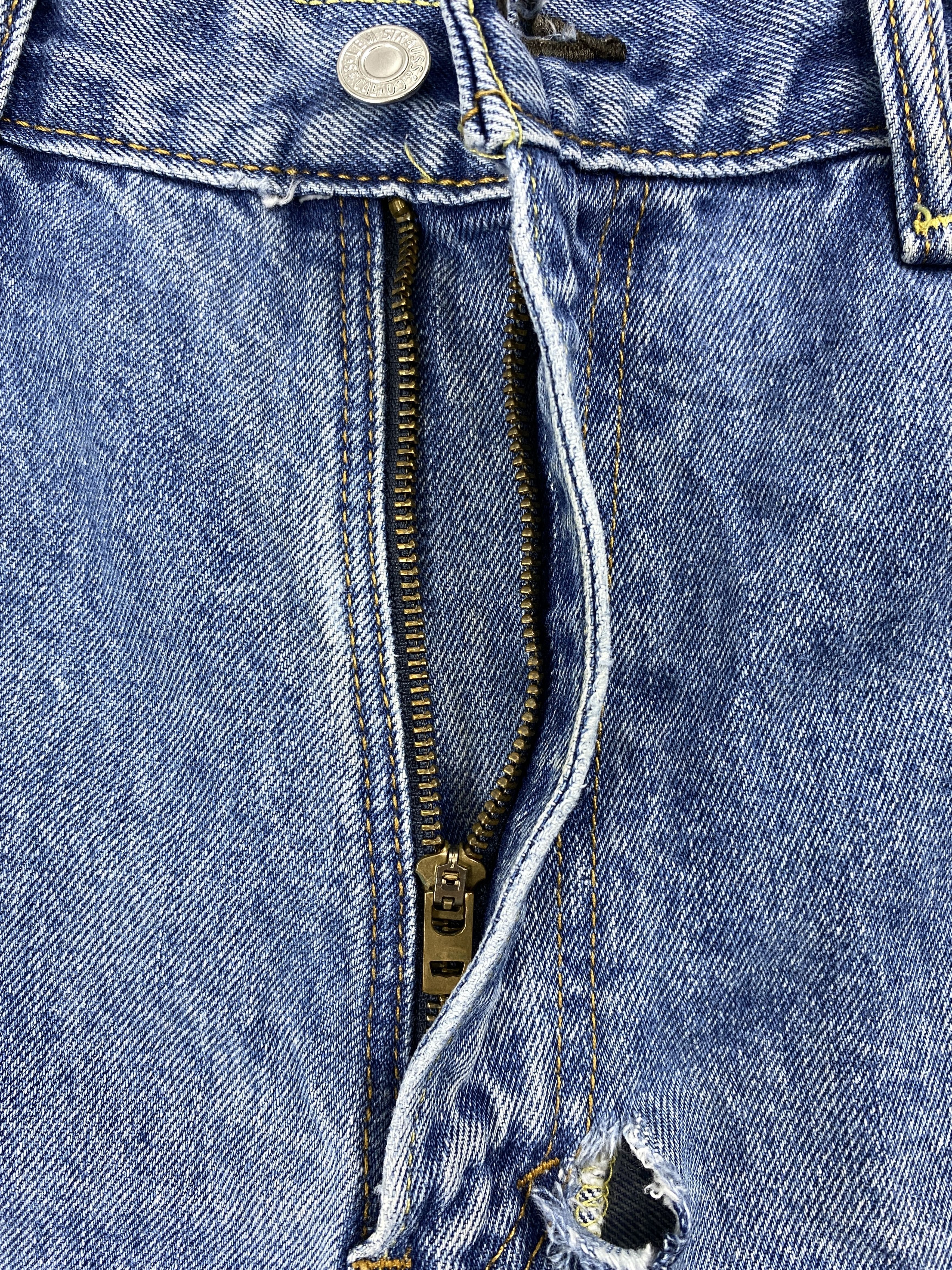 Levi's Blue Vintage Levi's 550 Jeans 36x29.5 Denim -SJ018 Size US 36 / EU 52 - 6 Thumbnail