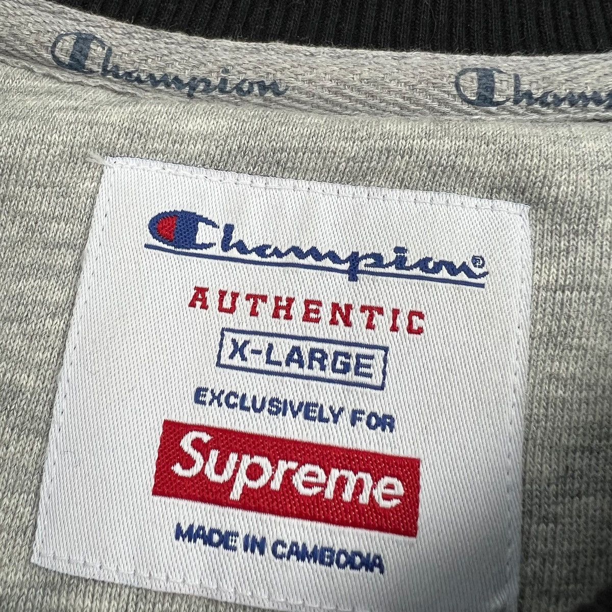Supreme Supreme x Champion Sweatshirt Size US XL / EU 56 / 4 - 3 Thumbnail