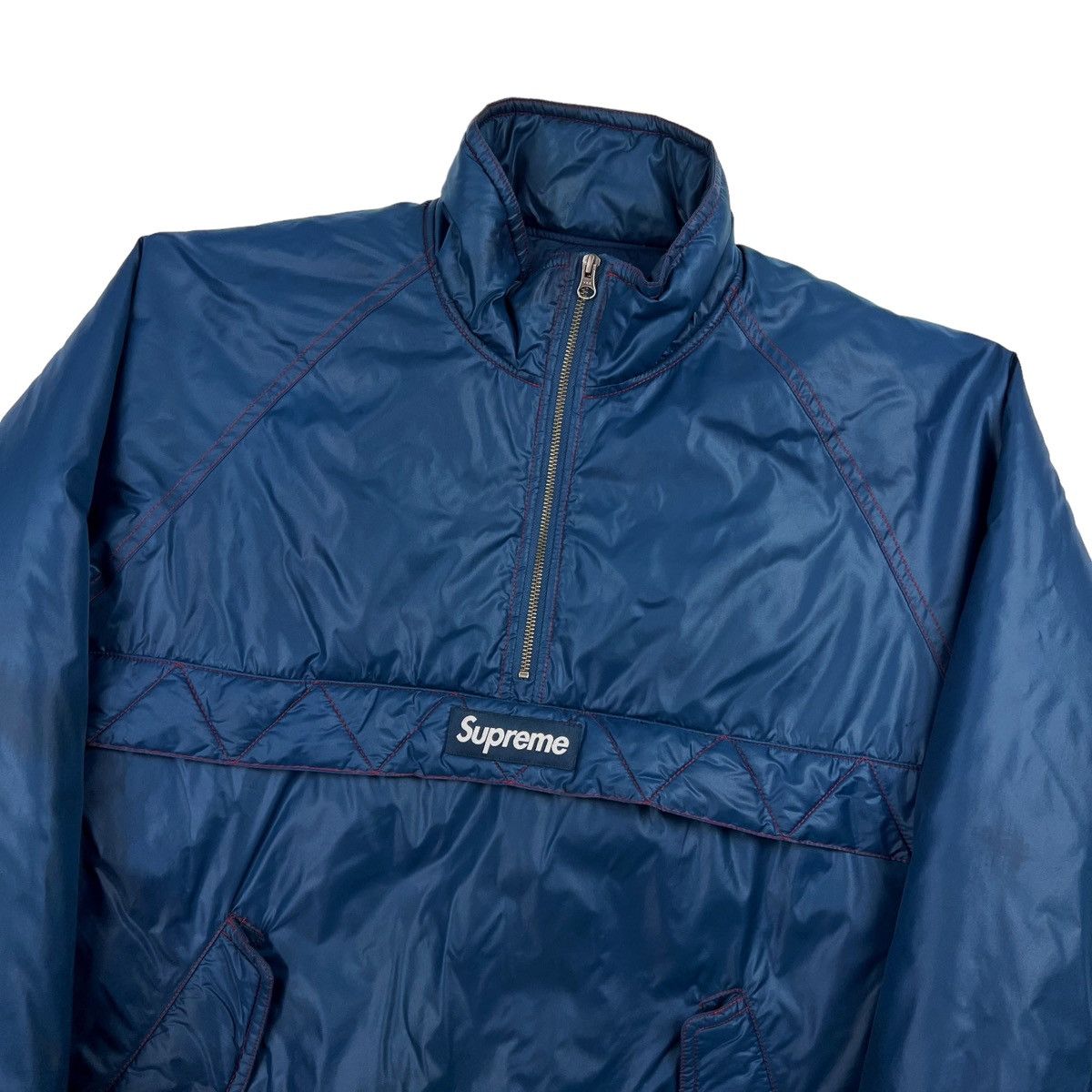 Supreme Supreme Contrast Stitch Pullover Jacket | Grailed