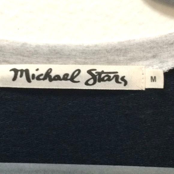 Michael Stars Michael Stars Dress Color- Navy / WhiteTrim Fabric-95% Rayon Size M / US 6-8 / IT 42-44 - 3 Thumbnail