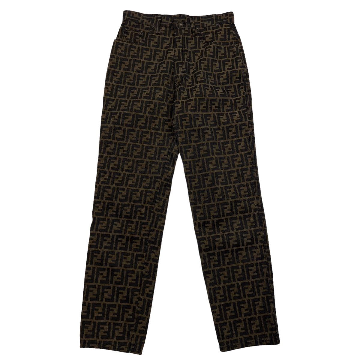Fendi Fendi FF Zucca Print Trousers Size 26" / US 2 / IT 38 - 2 Thumbnail