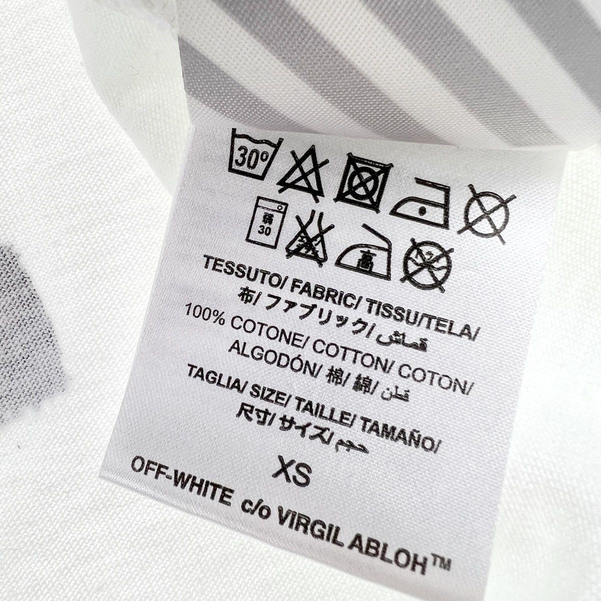 Off-White Off-White Brush Diagonal T Shirt Size US XS / EU 42 / 0 - 5 Thumbnail