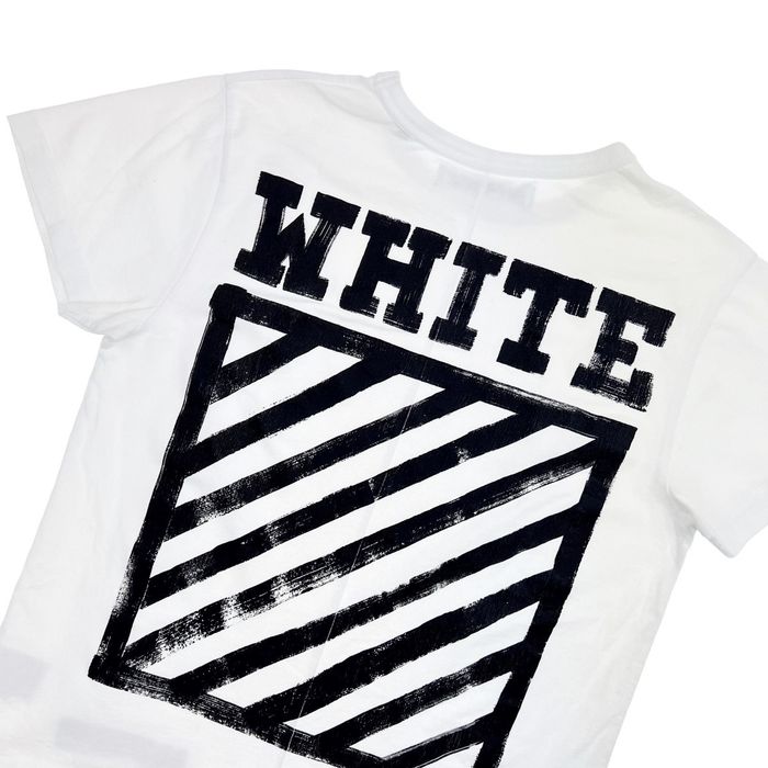 Off-White Off-White Brush Diagonal T Shirt | Grailed