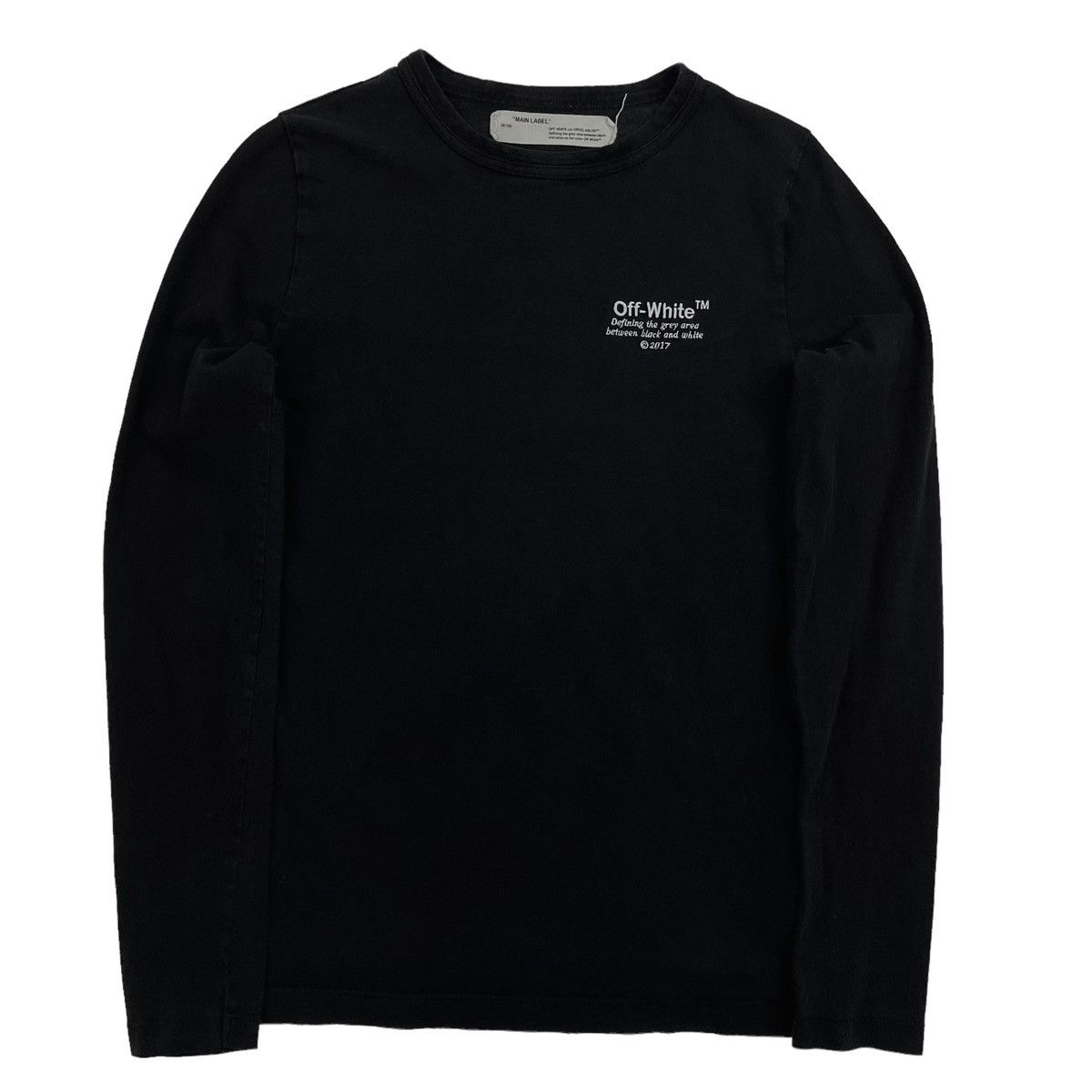 Off-White Off-White Embroidered Logo Long Sleeve T Shirt Size US XS / EU 42 / 0 - 2 Thumbnail