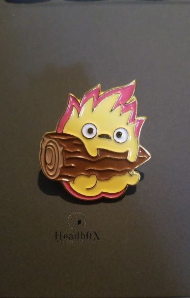 Vintage Calcifer Enamel Pin Size ONE SIZE - 3 Thumbnail