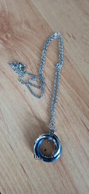 Jewelry Simple Round Stainless Steel Necklace Size ONE SIZE - 3 Thumbnail