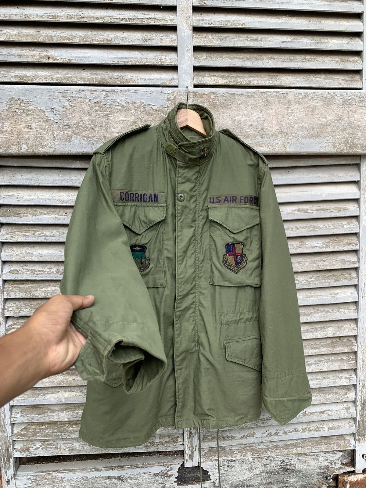 Vintage 🪖Vintage 80s USAF EXTREME COLD WEATHER MILITARY JACKET Size US M / EU 48-50 / 2 - 6 Thumbnail