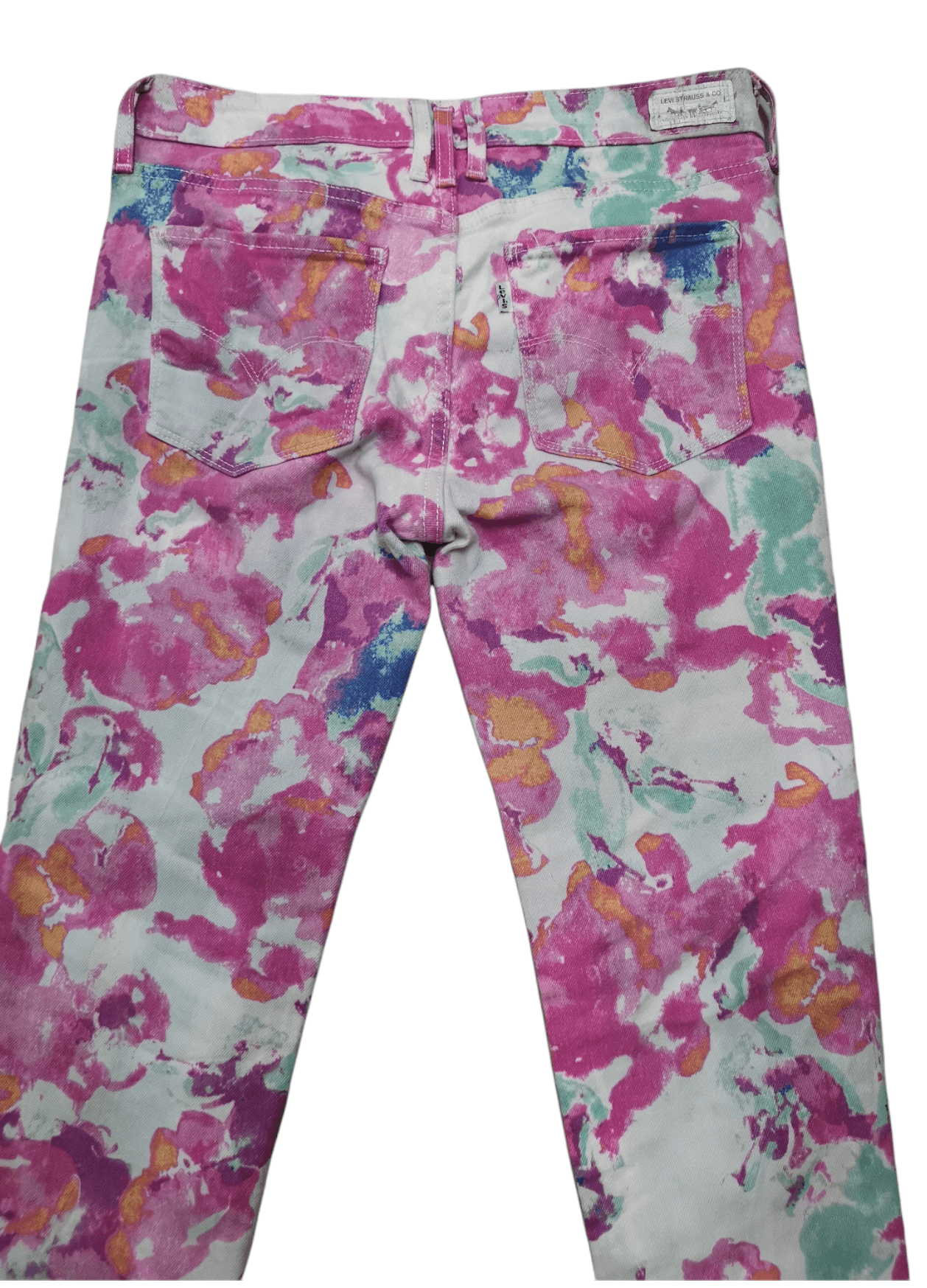 Levi's Rare 90's Levis Multicolor Tie-Dye Jeans Size US 29 - 4 Thumbnail