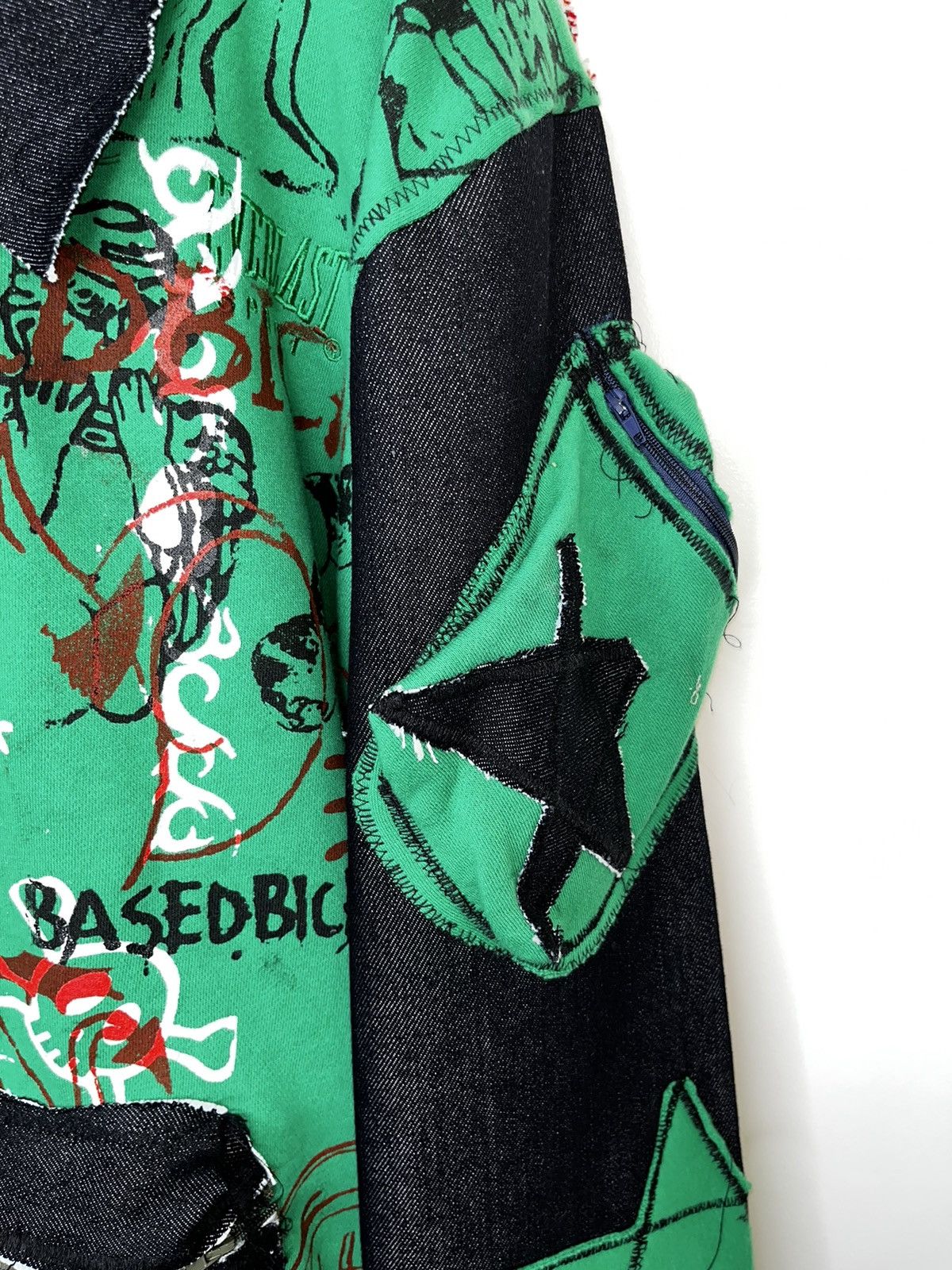 Designer Basedbich clown inspired extendo sleeve sweatshirt Size US XXL / EU 58 / 5 - 12 Thumbnail