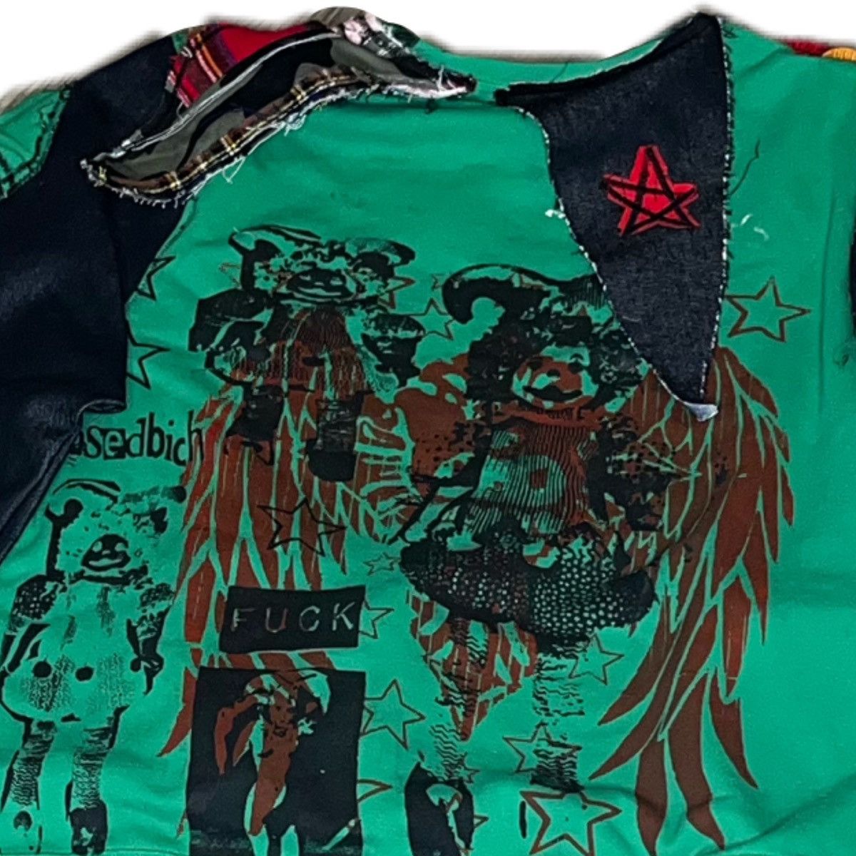 Designer Basedbich clown inspired extendo sleeve sweatshirt Size US XXL / EU 58 / 5 - 4 Thumbnail