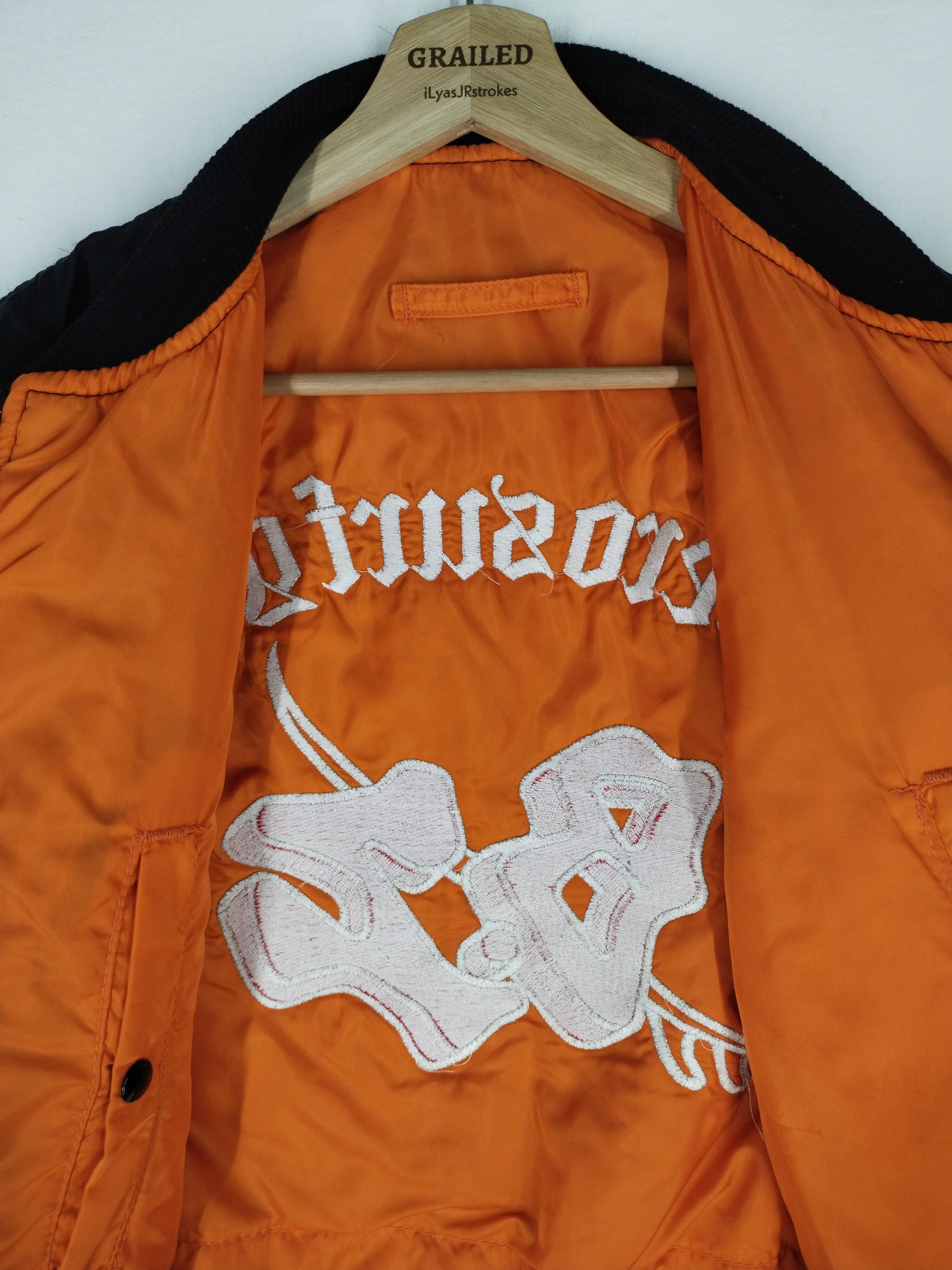 Buzz Rickson's VINTAGE B-ZERO SURF GANG EMBROIDERY ALPHA BOMBER JACKET Size US M / EU 48-50 / 2 - 5 Thumbnail