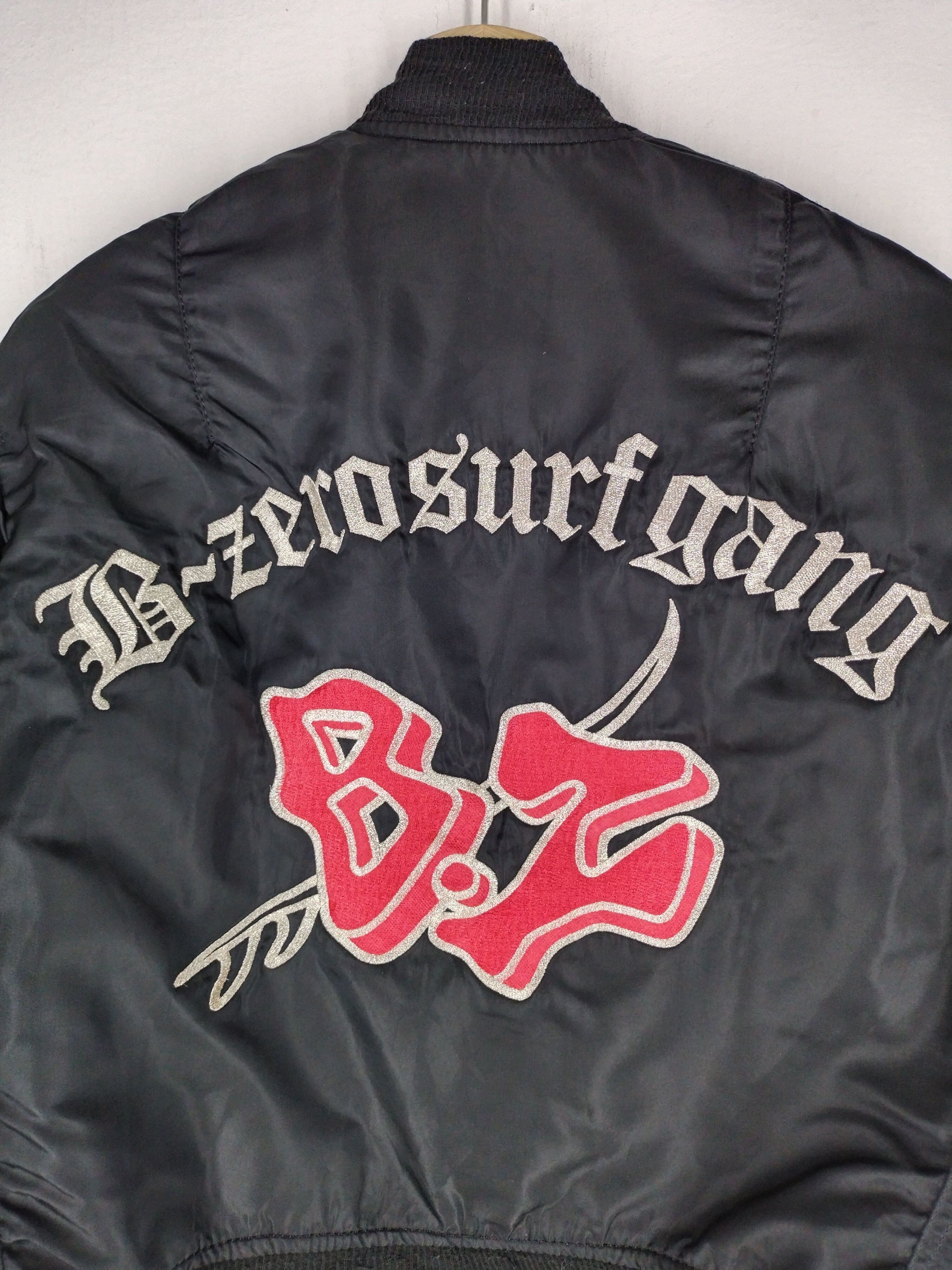 Buzz Rickson's VINTAGE B-ZERO SURF GANG EMBROIDERY ALPHA BOMBER JACKET Size US M / EU 48-50 / 2 - 7 Thumbnail