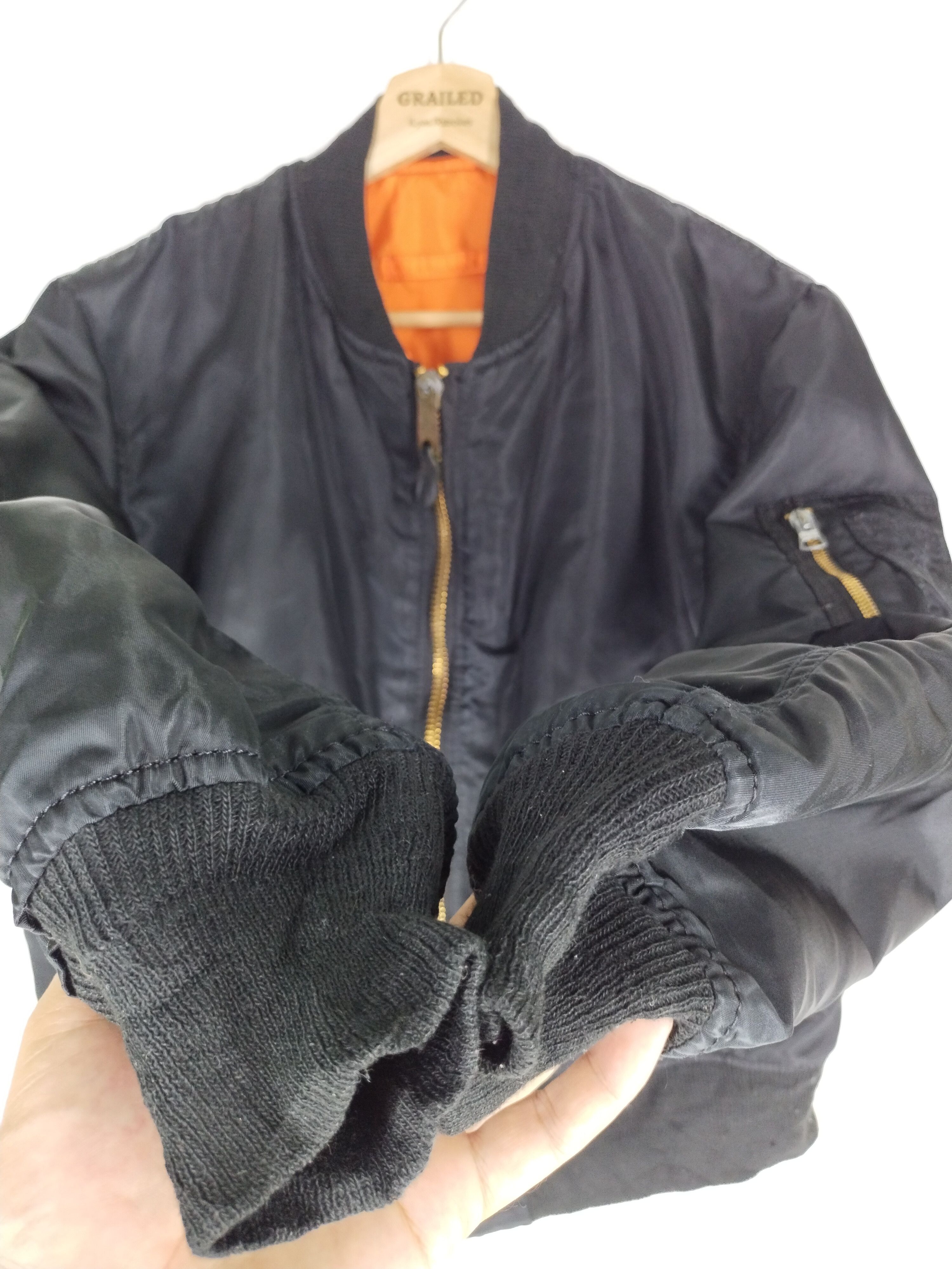 Buzz Rickson's VINTAGE B-ZERO SURF GANG EMBROIDERY ALPHA BOMBER JACKET Size US M / EU 48-50 / 2 - 9 Thumbnail