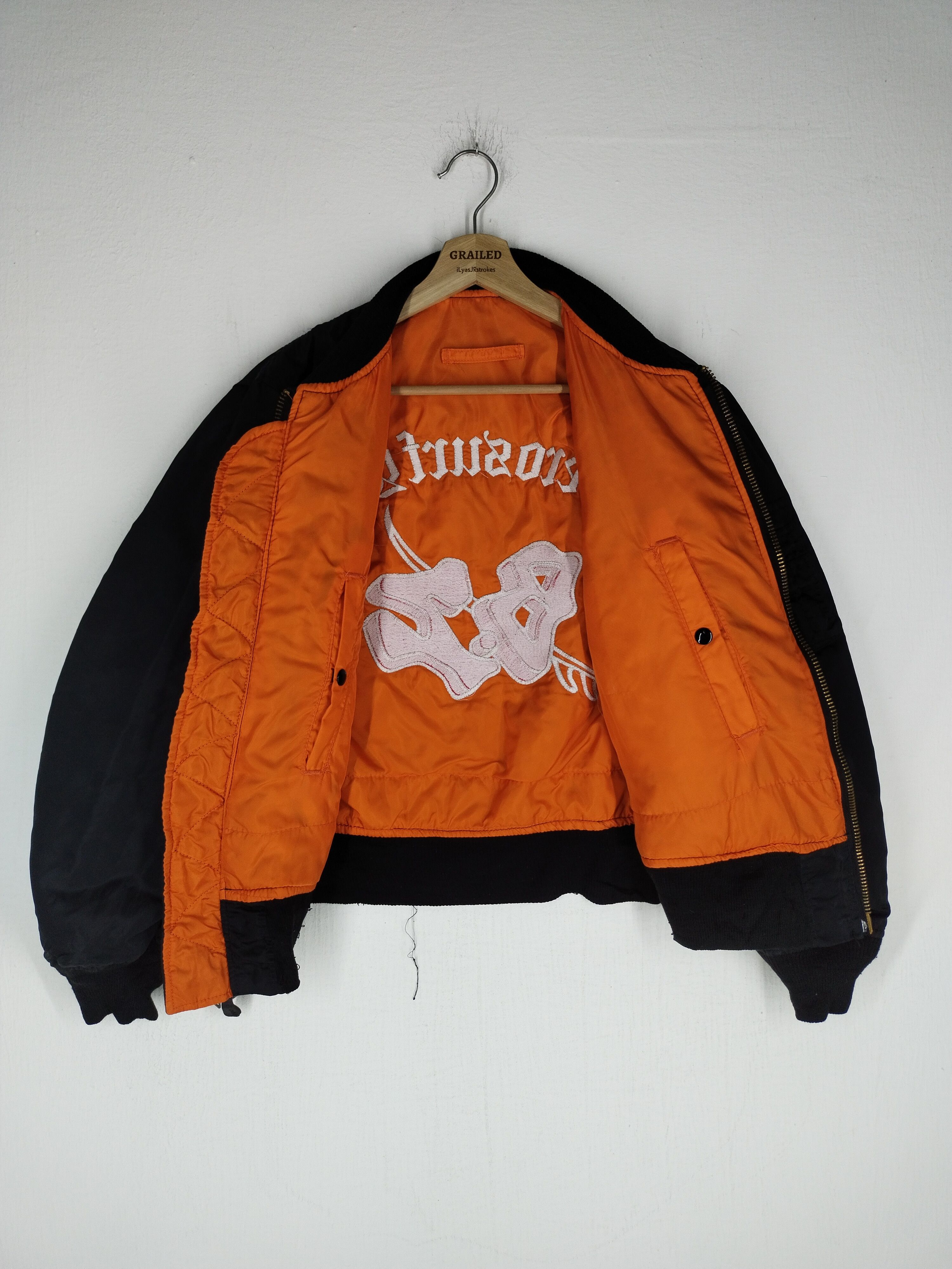 Buzz Rickson's VINTAGE B-ZERO SURF GANG EMBROIDERY ALPHA BOMBER JACKET Size US M / EU 48-50 / 2 - 2 Thumbnail