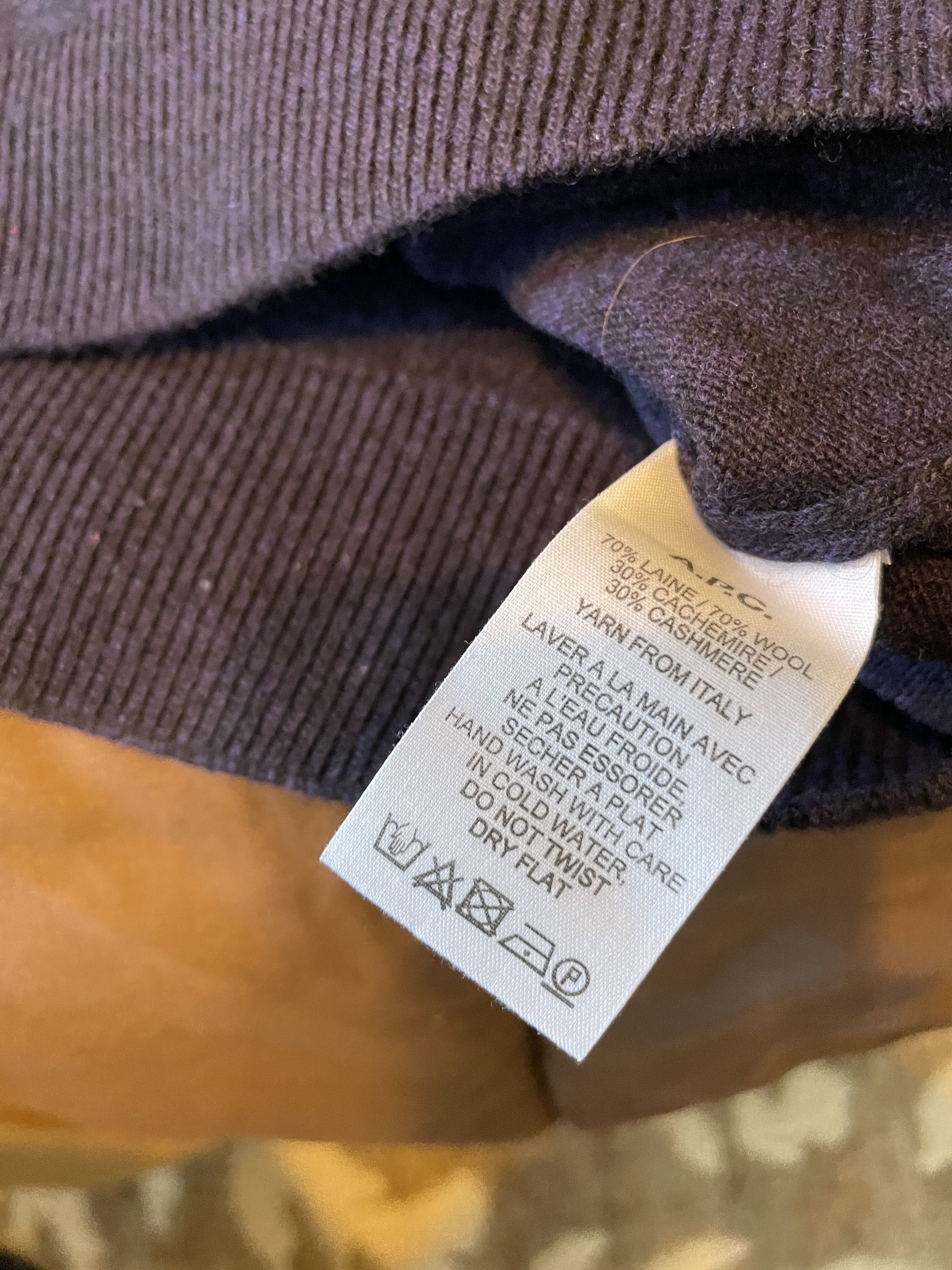 A.P.C. Ryan Wool and Cashmere-Blend Rollneck Turtle neck Sweater Size US S / EU 44-46 / 1 - 16 Thumbnail