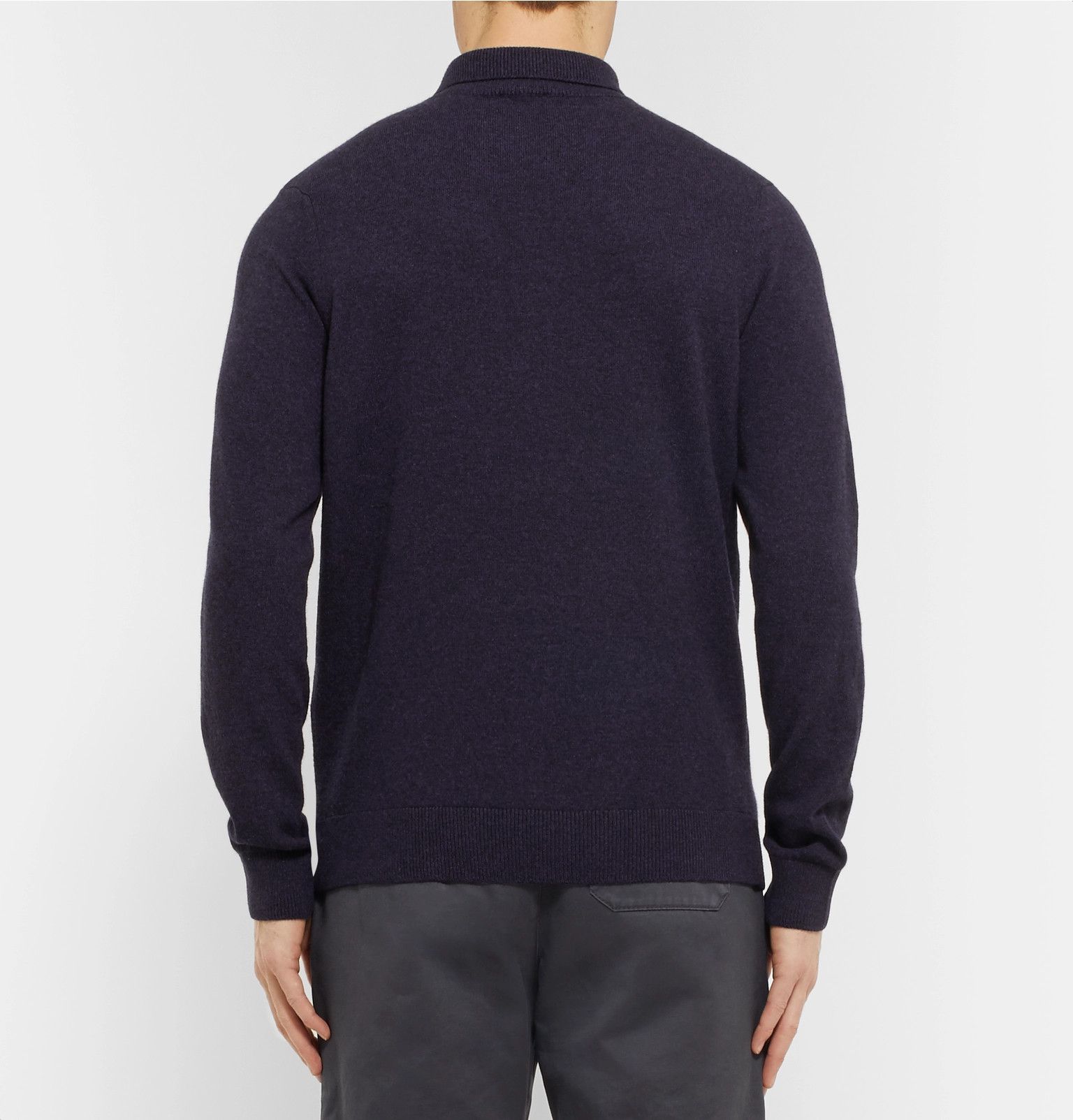 A.P.C. Ryan Wool and Cashmere-Blend Rollneck Turtle neck Sweater Size US S / EU 44-46 / 1 - 3 Thumbnail