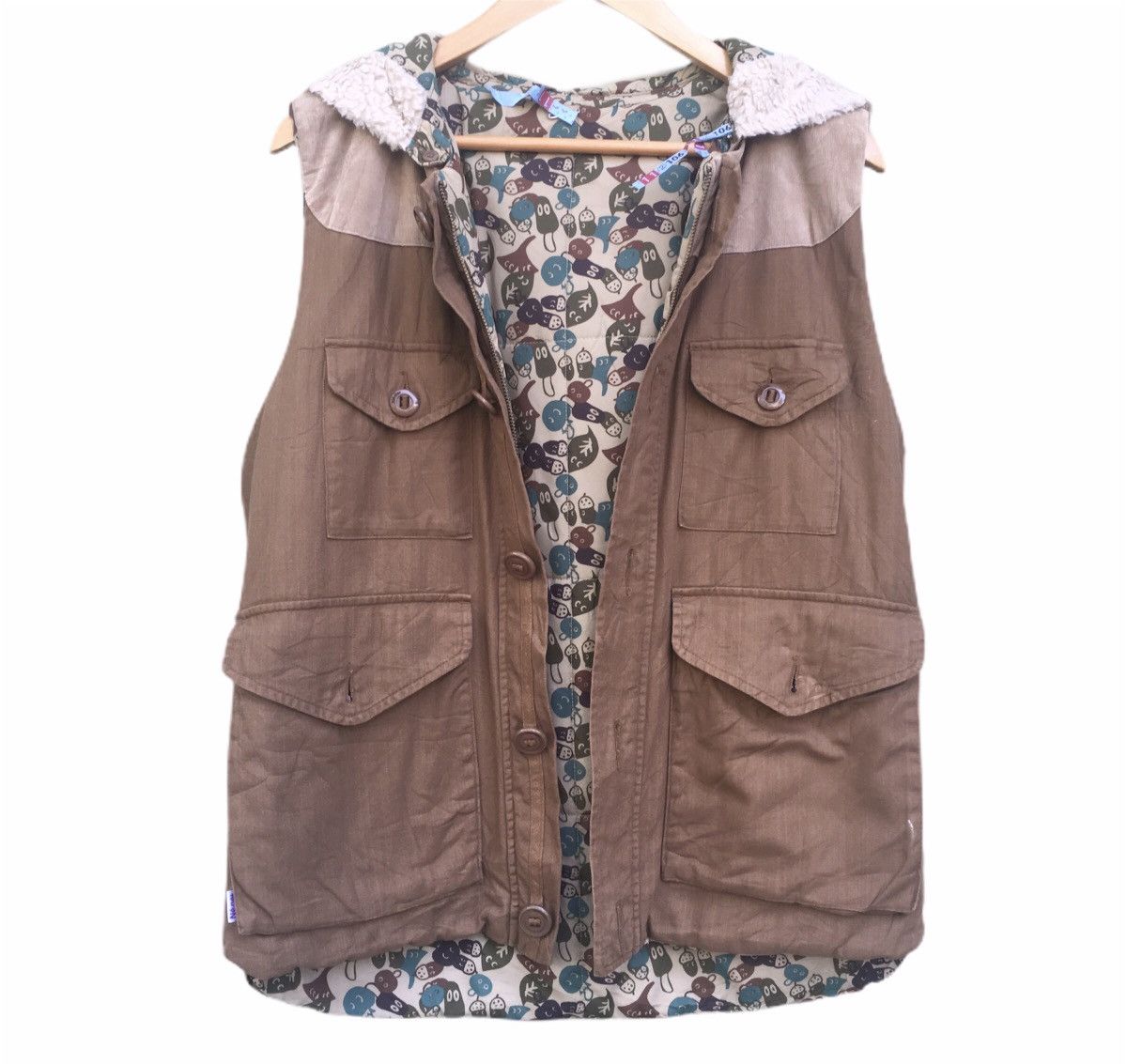 Issey Miyake × Japanese Brand × Seditionaries Ne-net By Issey Miyake Sherpa Vest Size US M / EU 48-50 / 2 - 5 Thumbnail