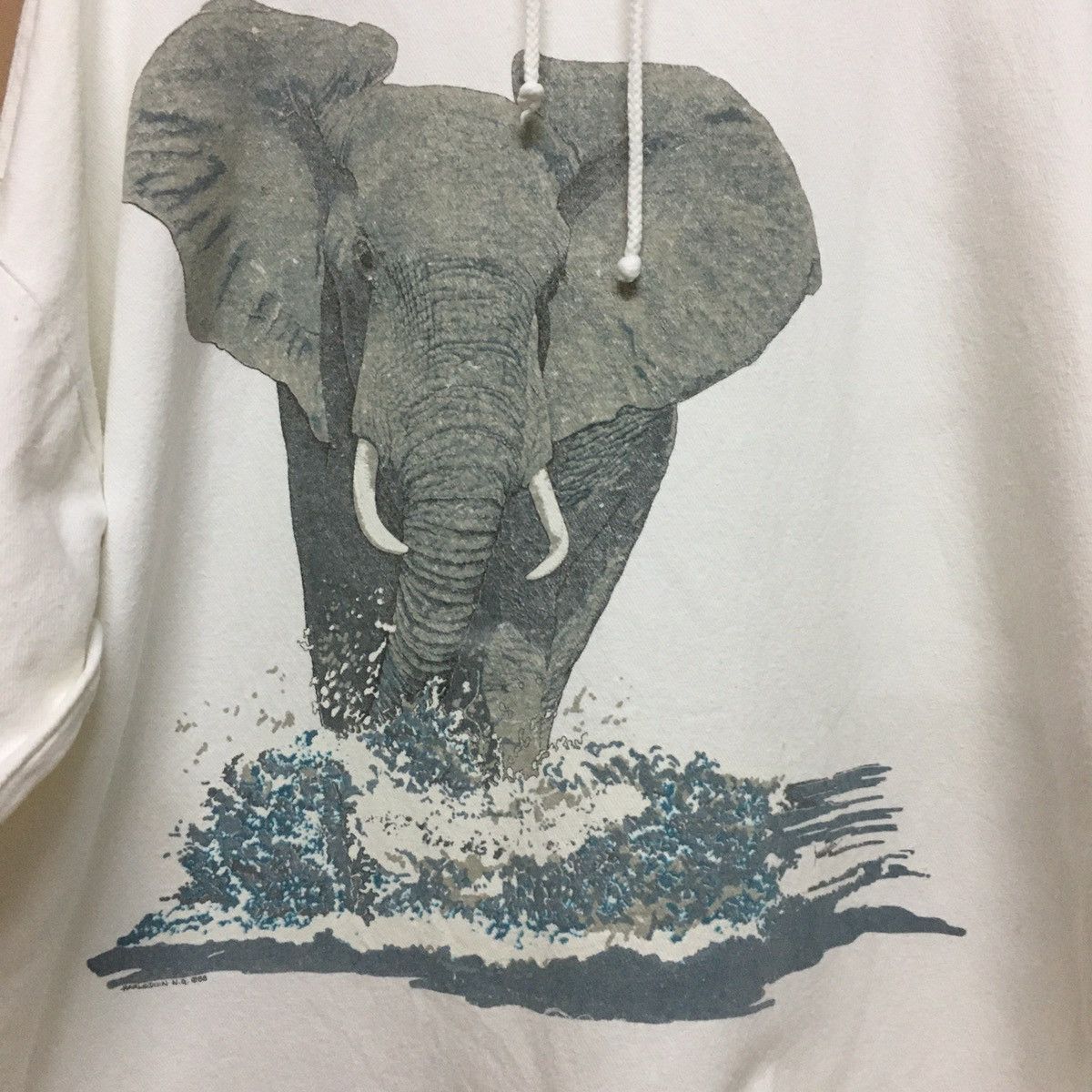 Vintage Vintage Elephant Graphic Oversize Sweatshirt Size US XXL / EU 58 / 5 - 4 Thumbnail