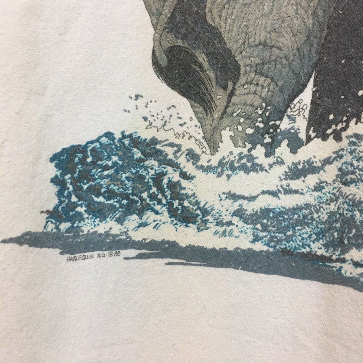 Vintage Vintage Elephant Graphic Oversize Sweatshirt Size US XXL / EU 58 / 5 - 9 Thumbnail