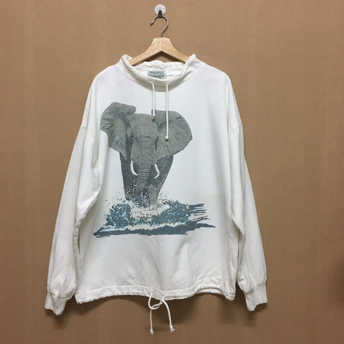 Vintage Vintage Elephant Graphic Oversize Sweatshirt Size US XXL / EU 58 / 5 - 2 Thumbnail